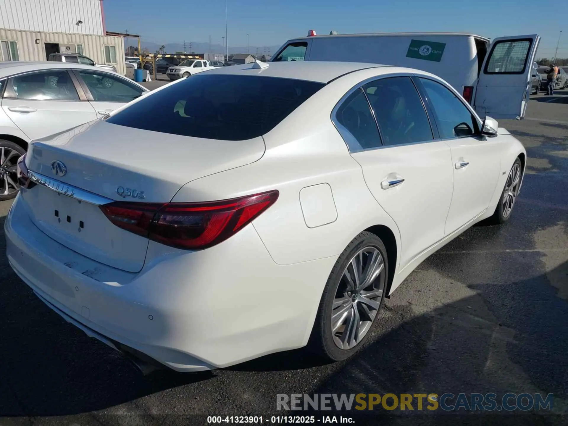 4 Photograph of a damaged car JN1EV7AP0LM201103 INFINITI Q50 2020