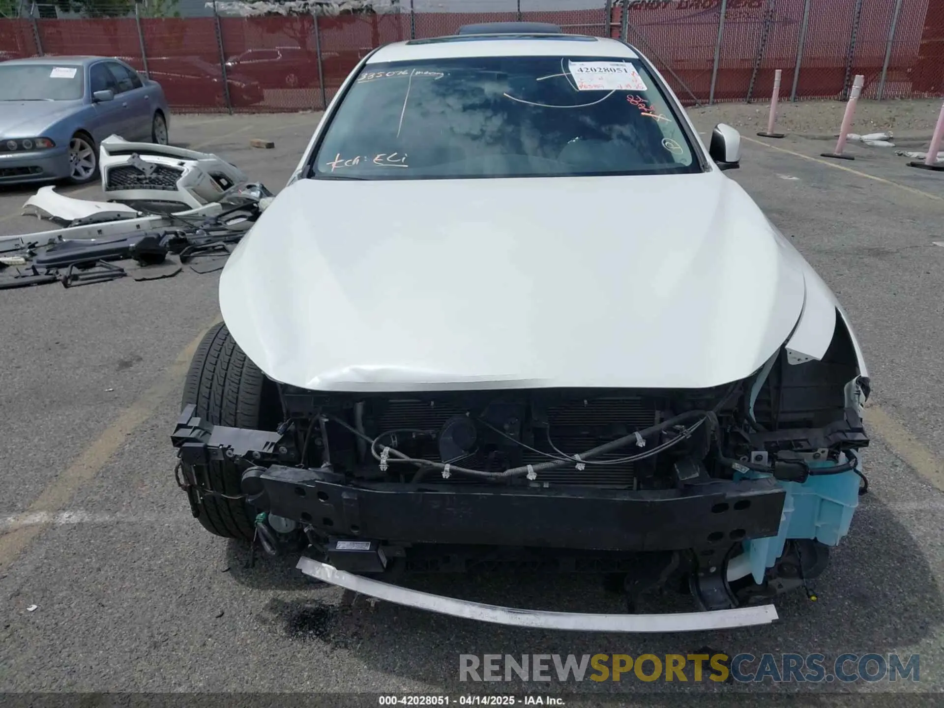 6 Photograph of a damaged car JN1EV7AP0LM203773 INFINITI Q50 2020
