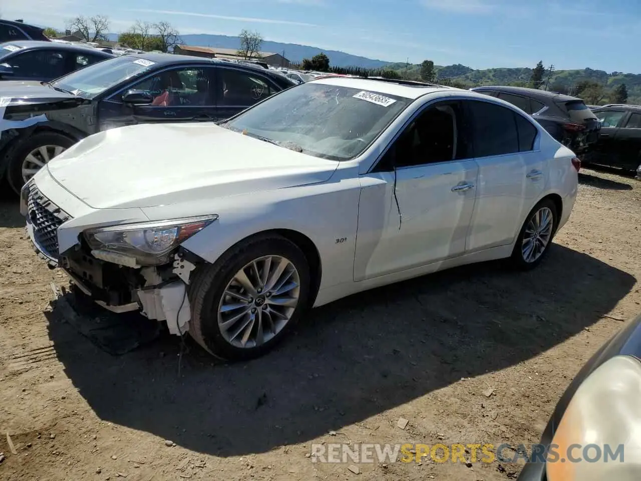 1 Фотография поврежденного автомобиля JN1EV7AP0LM206642 INFINITI Q50 2020