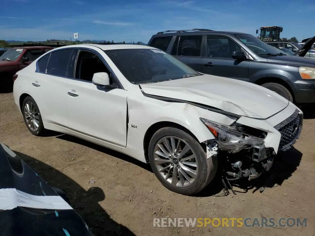 4 Фотография поврежденного автомобиля JN1EV7AP0LM206642 INFINITI Q50 2020