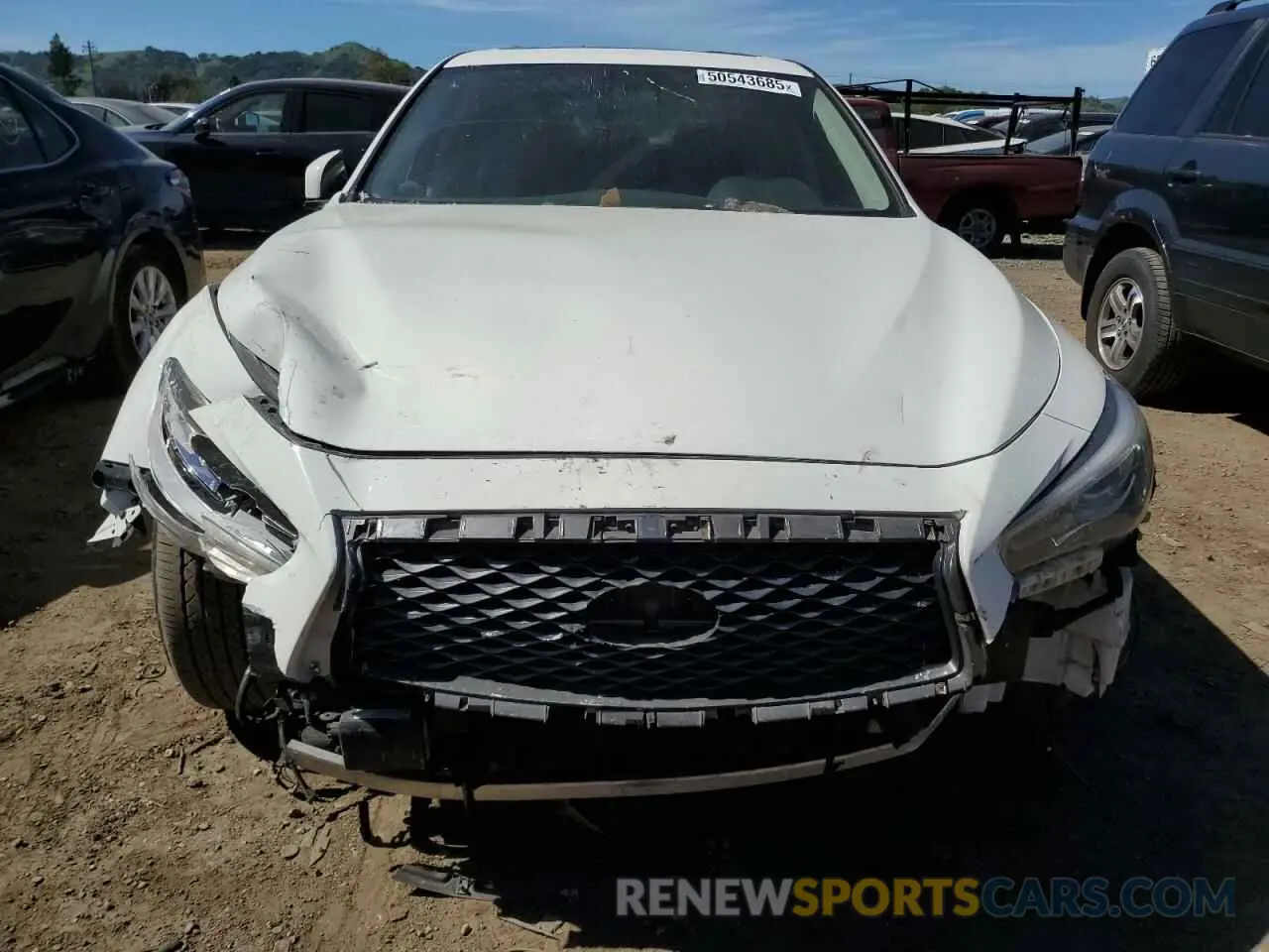 5 Фотография поврежденного автомобиля JN1EV7AP0LM206642 INFINITI Q50 2020