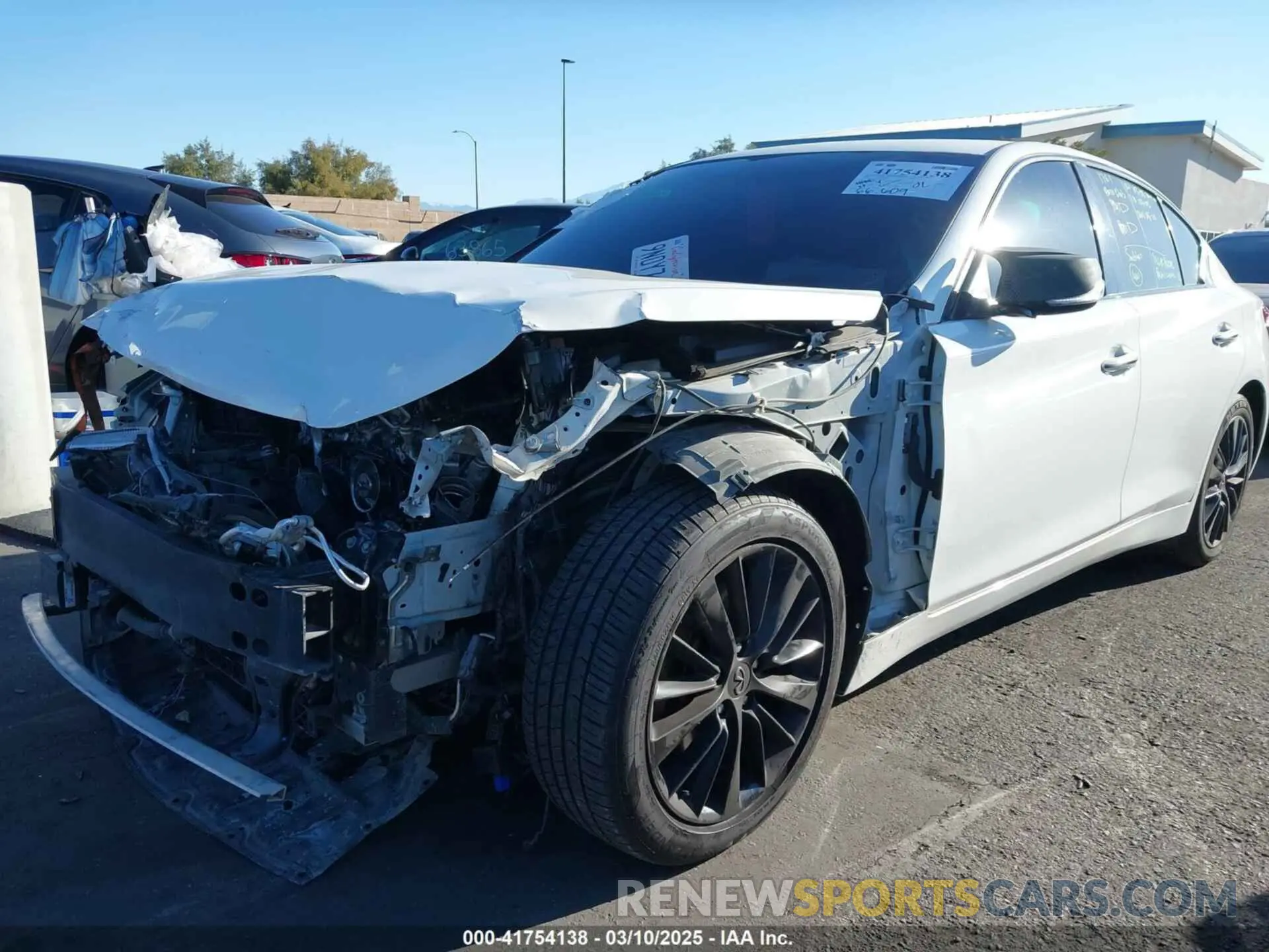 2 Фотография поврежденного автомобиля JN1EV7AP0LM207094 INFINITI Q50 2020