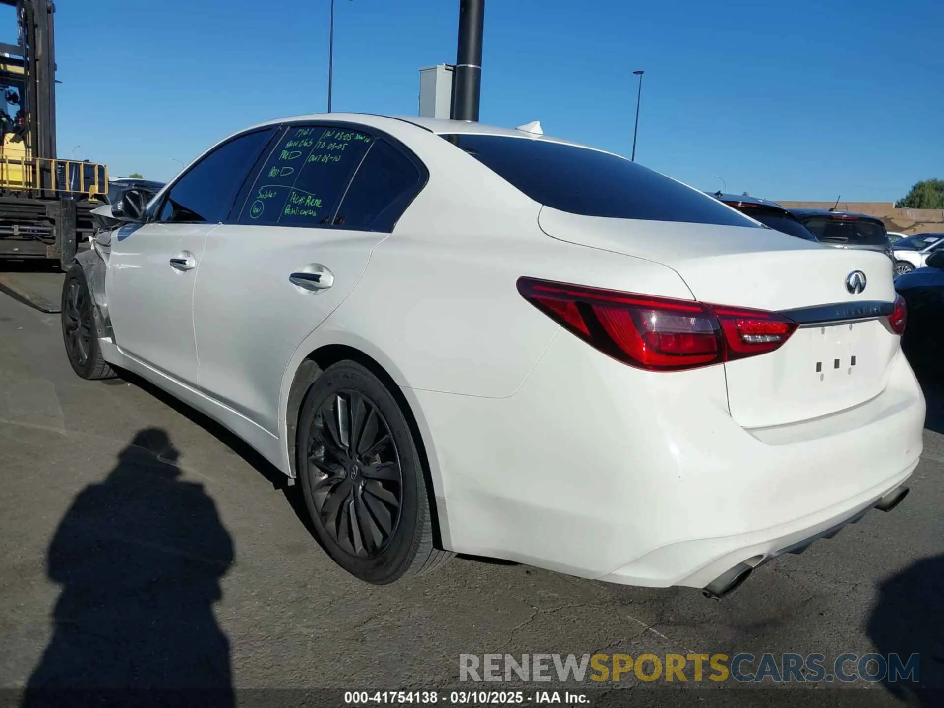 3 Фотография поврежденного автомобиля JN1EV7AP0LM207094 INFINITI Q50 2020