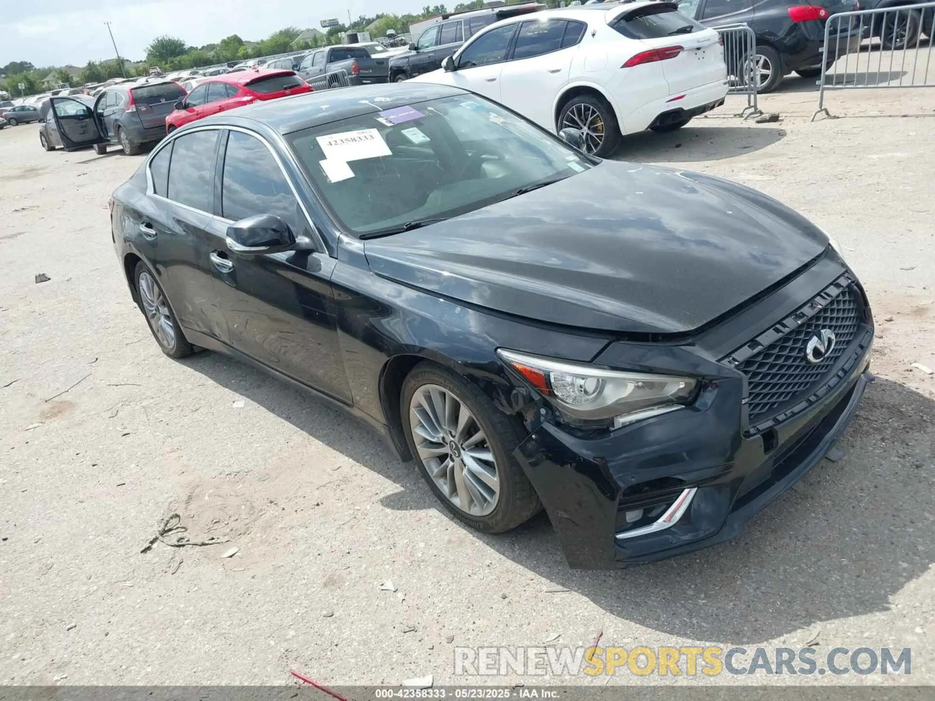 1 Photograph of a damaged car JN1EV7AP1LM201269 INFINITI Q50 2020