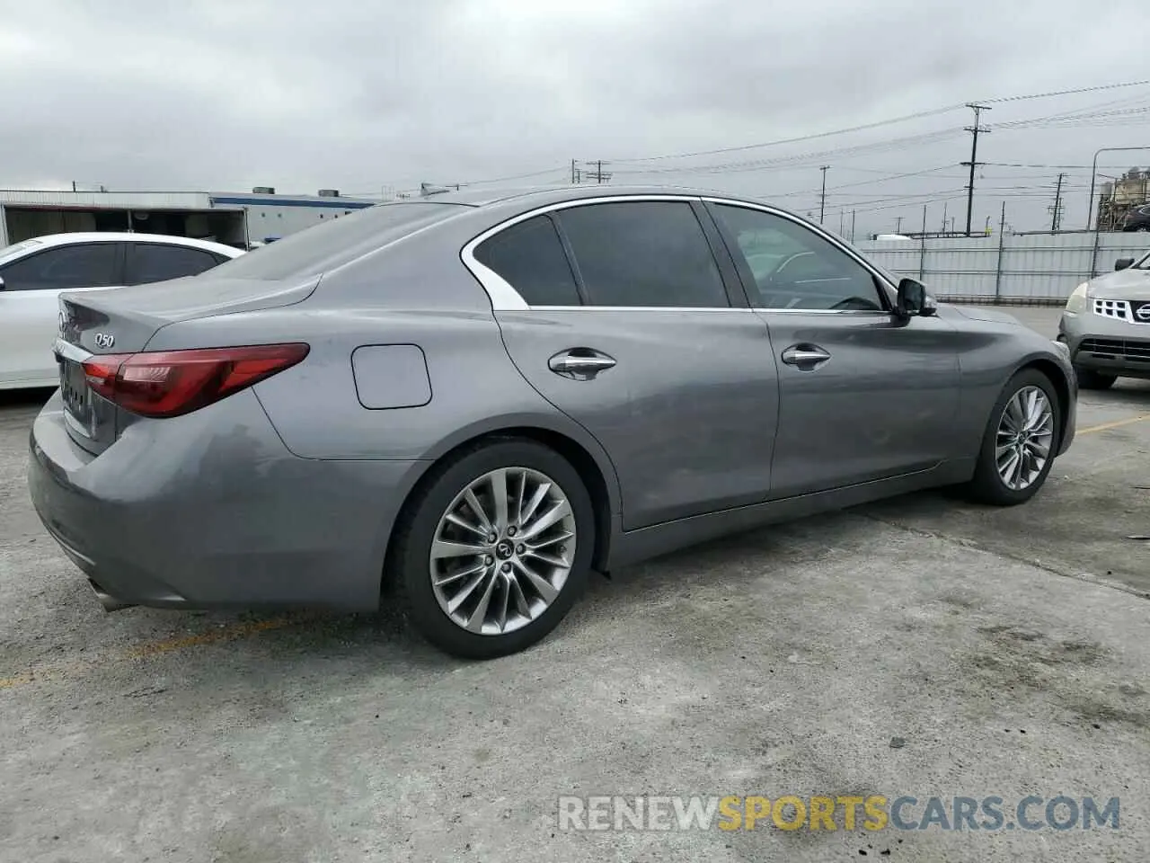 3 Фотография поврежденного автомобиля JN1EV7AP1LM202681 INFINITI Q50 2020