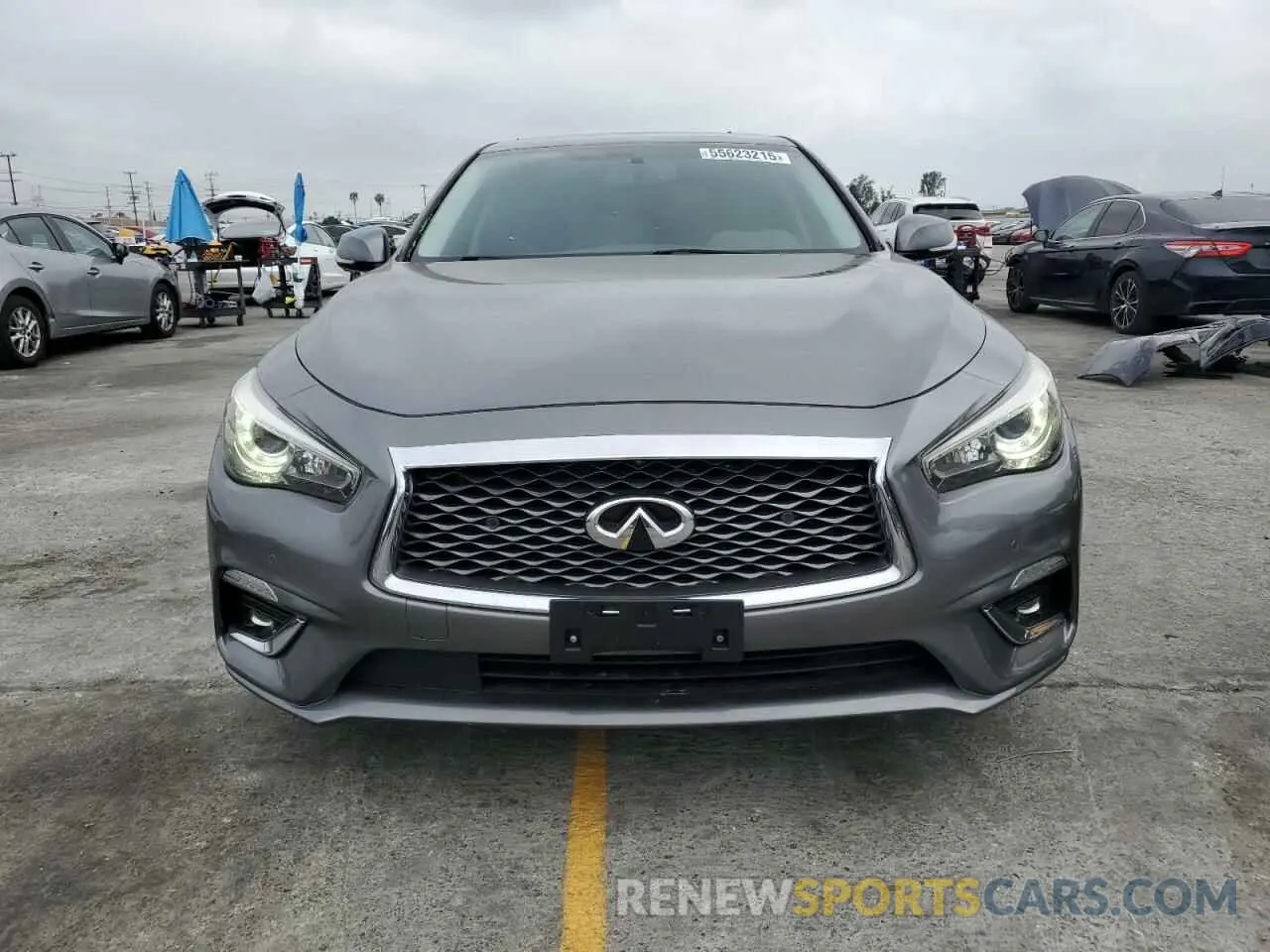 5 Фотография поврежденного автомобиля JN1EV7AP1LM202681 INFINITI Q50 2020