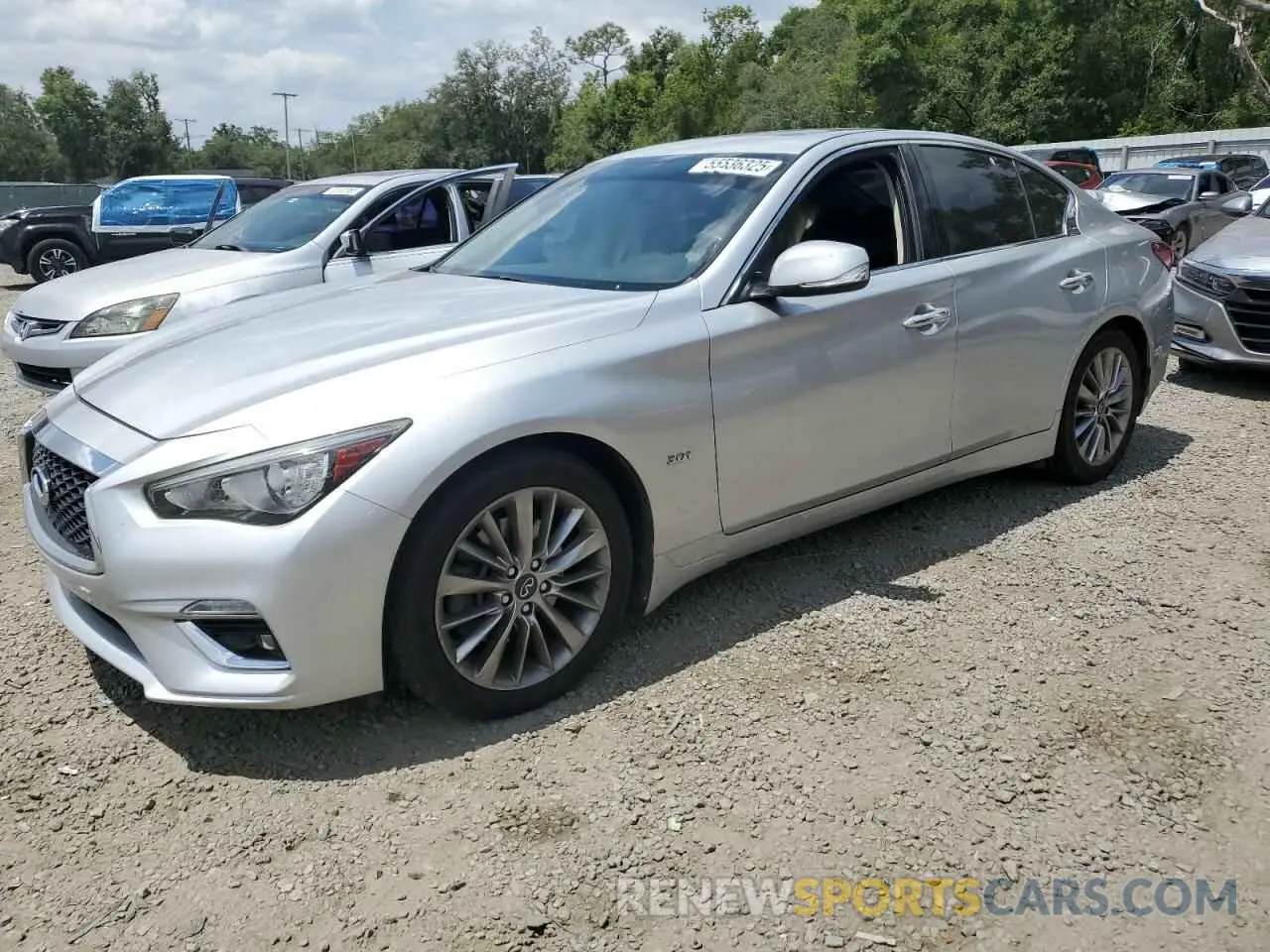 1 Photograph of a damaged car JN1EV7AP1LM204284 INFINITI Q50 2020