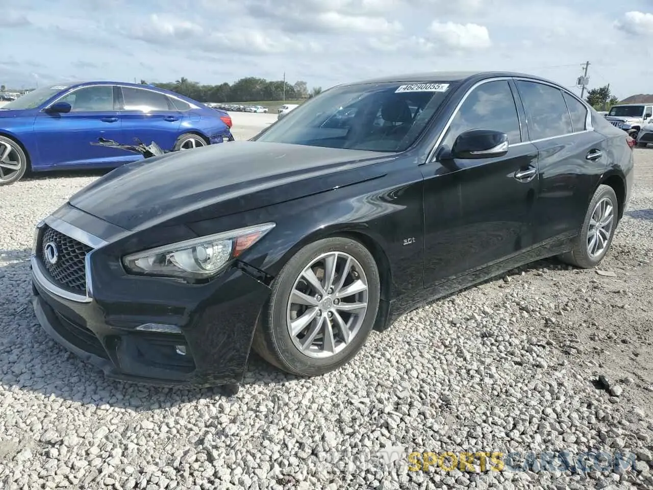 1 Фотография поврежденного автомобиля JN1EV7AP1LM207475 INFINITI Q50 2020