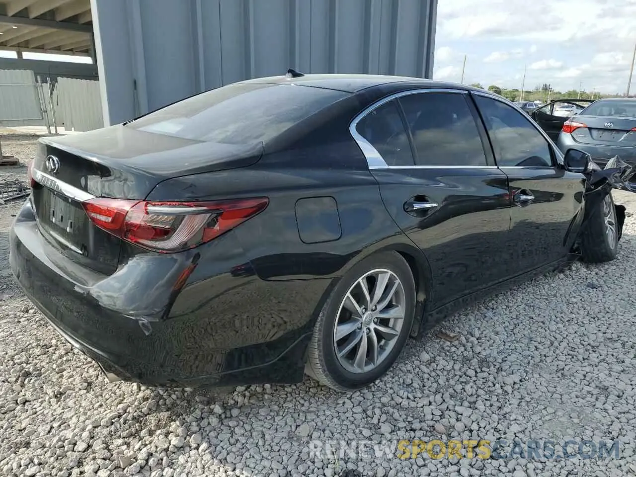 3 Фотография поврежденного автомобиля JN1EV7AP1LM207475 INFINITI Q50 2020