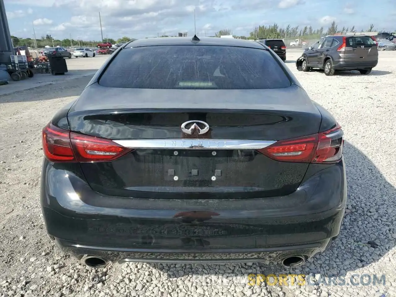 6 Фотография поврежденного автомобиля JN1EV7AP1LM207475 INFINITI Q50 2020