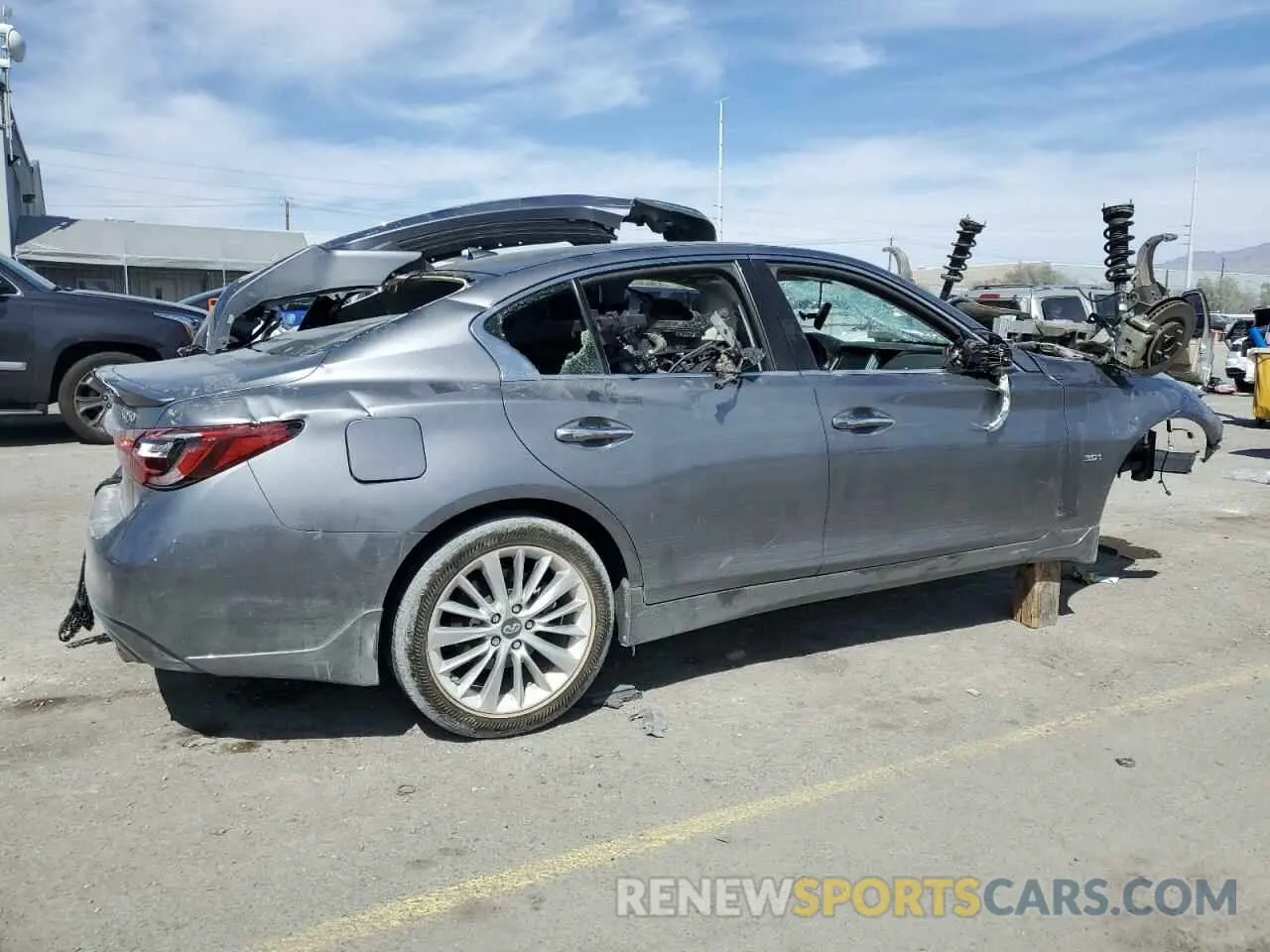 3 Фотография поврежденного автомобиля JN1EV7AP1LM208819 INFINITI Q50 2020
