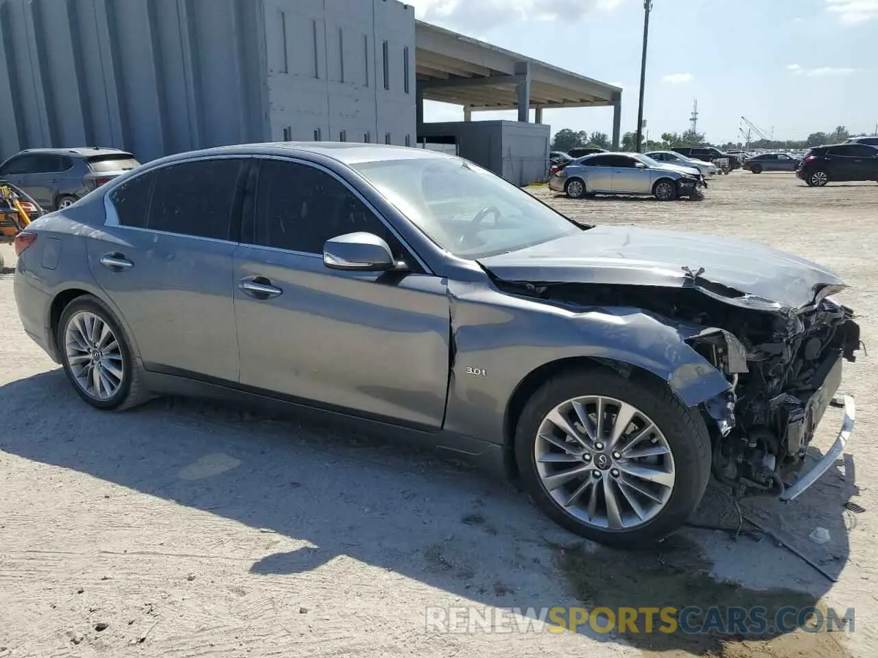 4 Photograph of a damaged car JN1EV7AP2LM203614 INFINITI Q50 2020