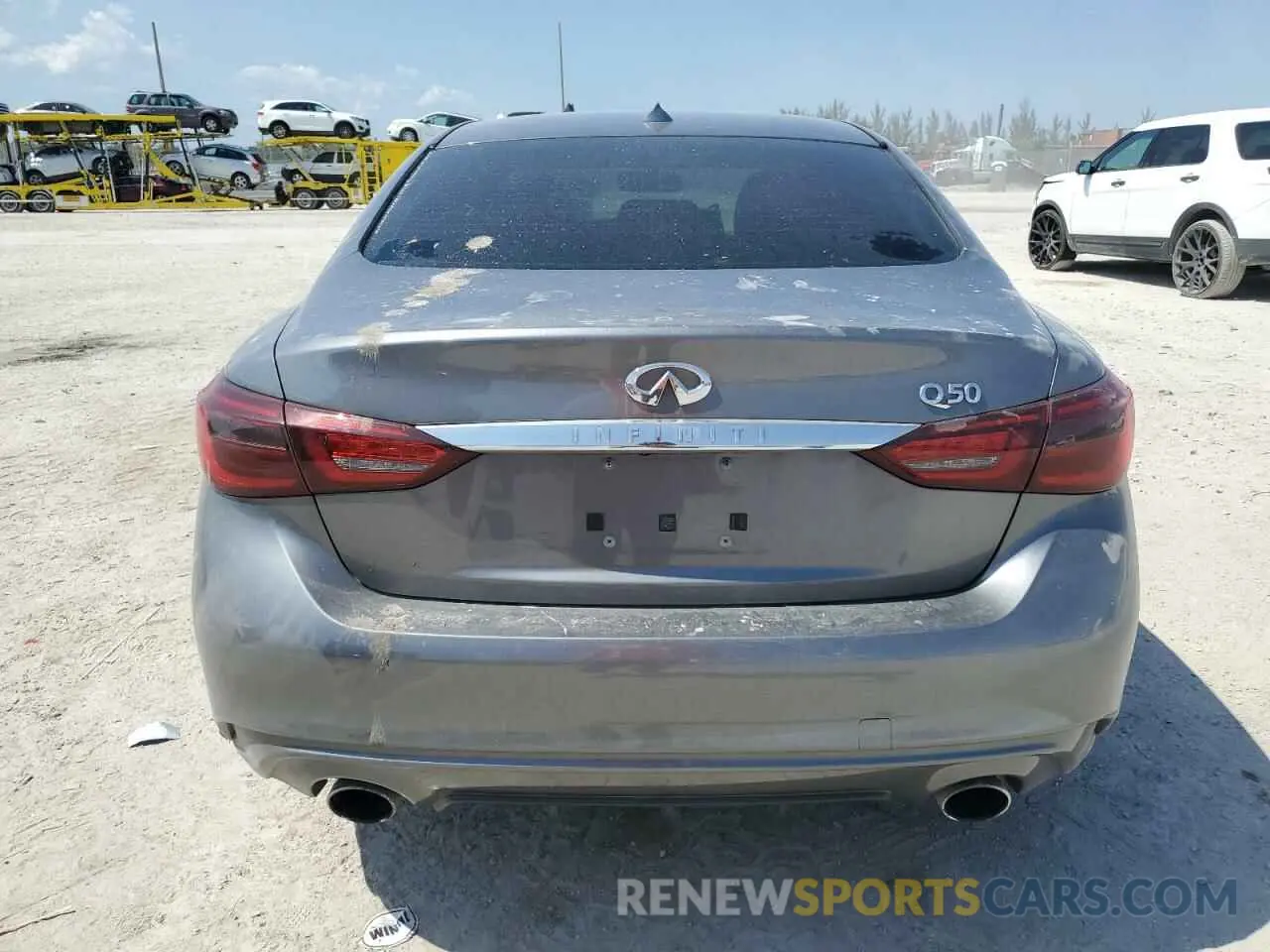 6 Photograph of a damaged car JN1EV7AP2LM203614 INFINITI Q50 2020