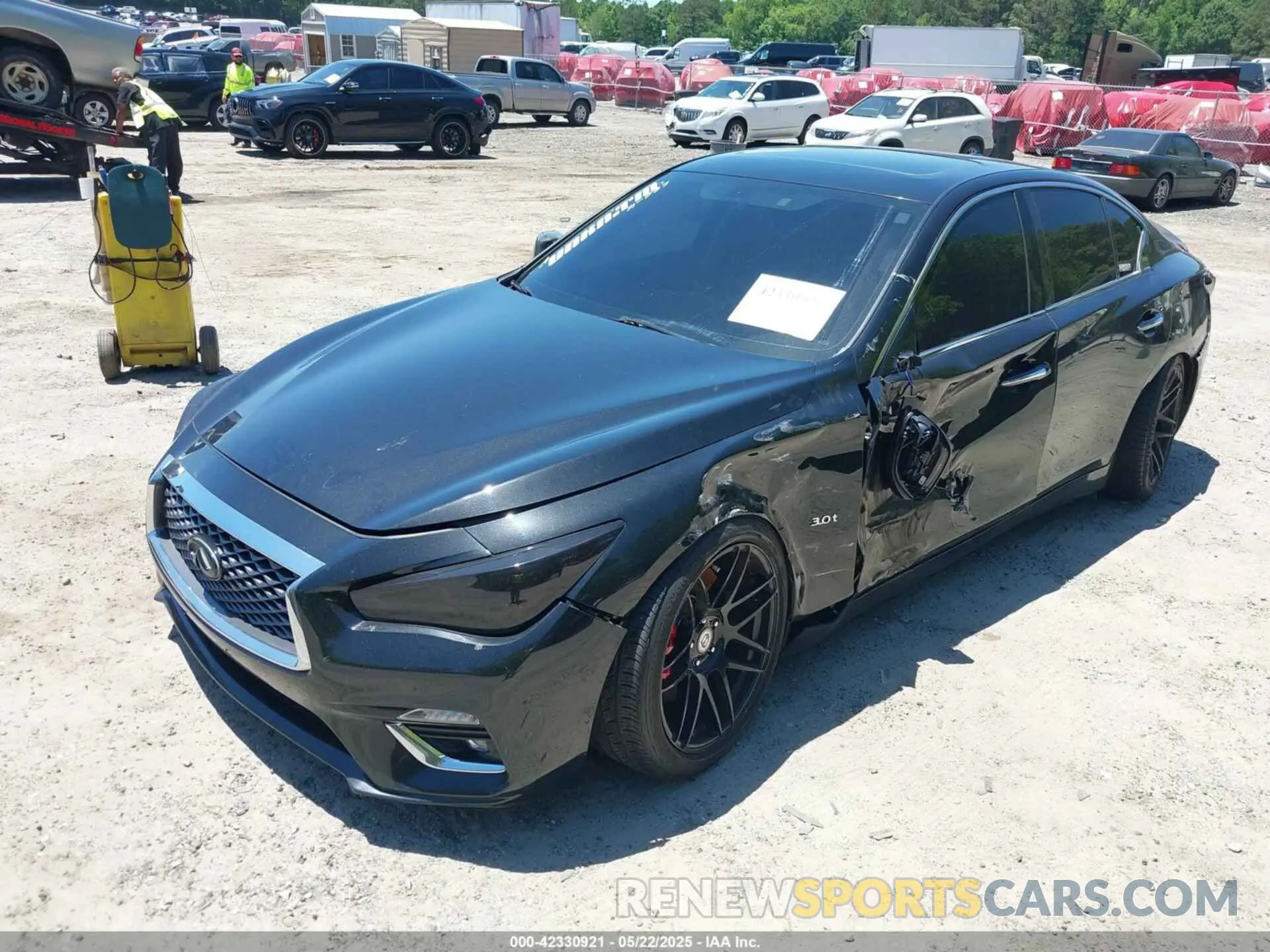 2 Photograph of a damaged car JN1EV7AP3LM201953 INFINITI Q50 2020