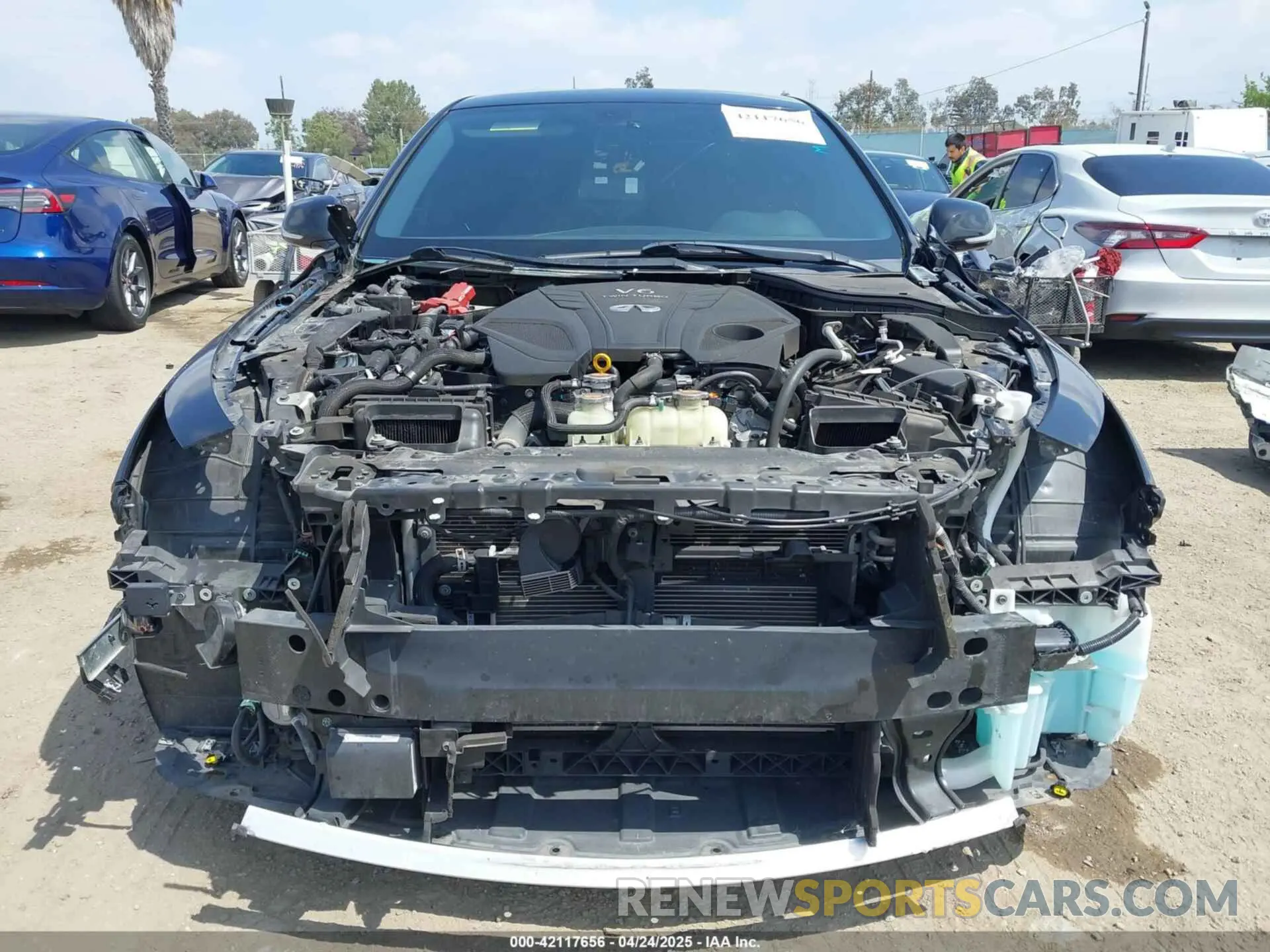 11 Фотография поврежденного автомобиля JN1EV7AP3LM203377 INFINITI Q50 2020