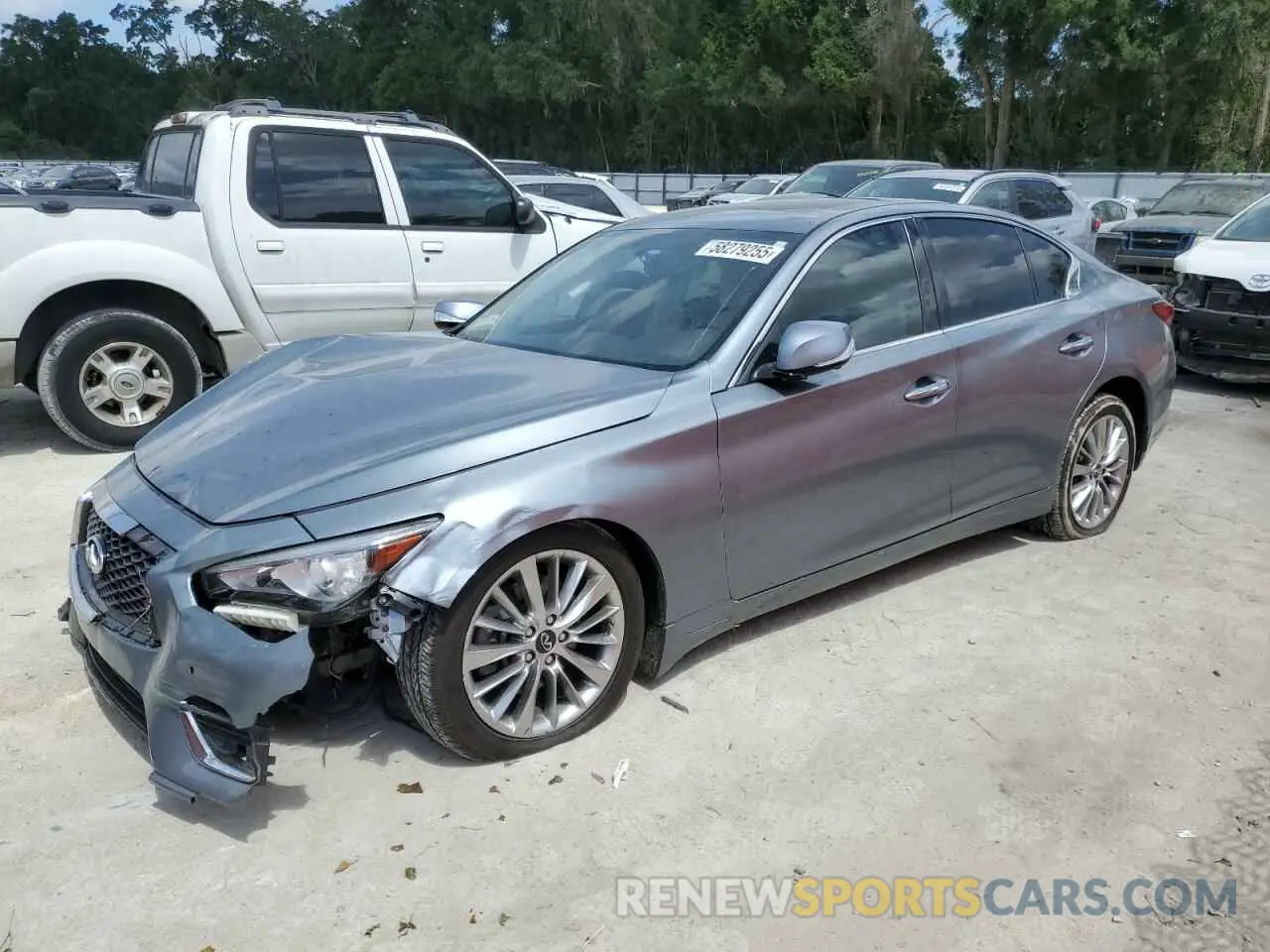 1 Photograph of a damaged car JN1EV7AP3LM204321 INFINITI Q50 2020