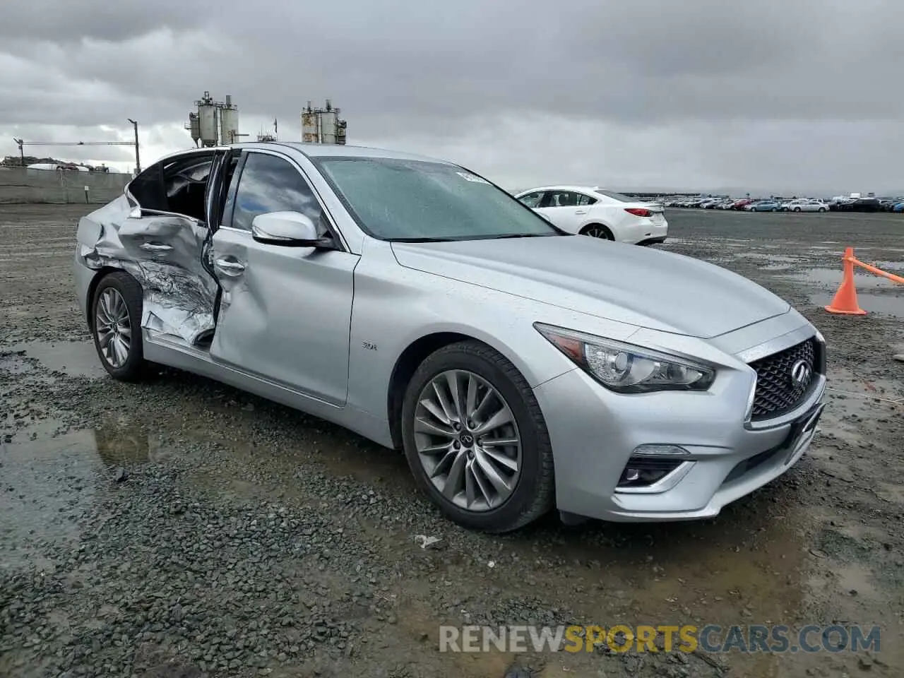4 Фотография поврежденного автомобиля JN1EV7AP3LM205002 INFINITI Q50 2020