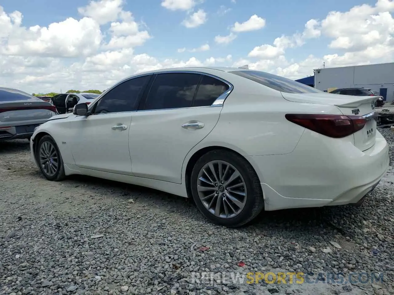 2 Photograph of a damaged car JN1EV7AP3LM206117 INFINITI Q50 2020