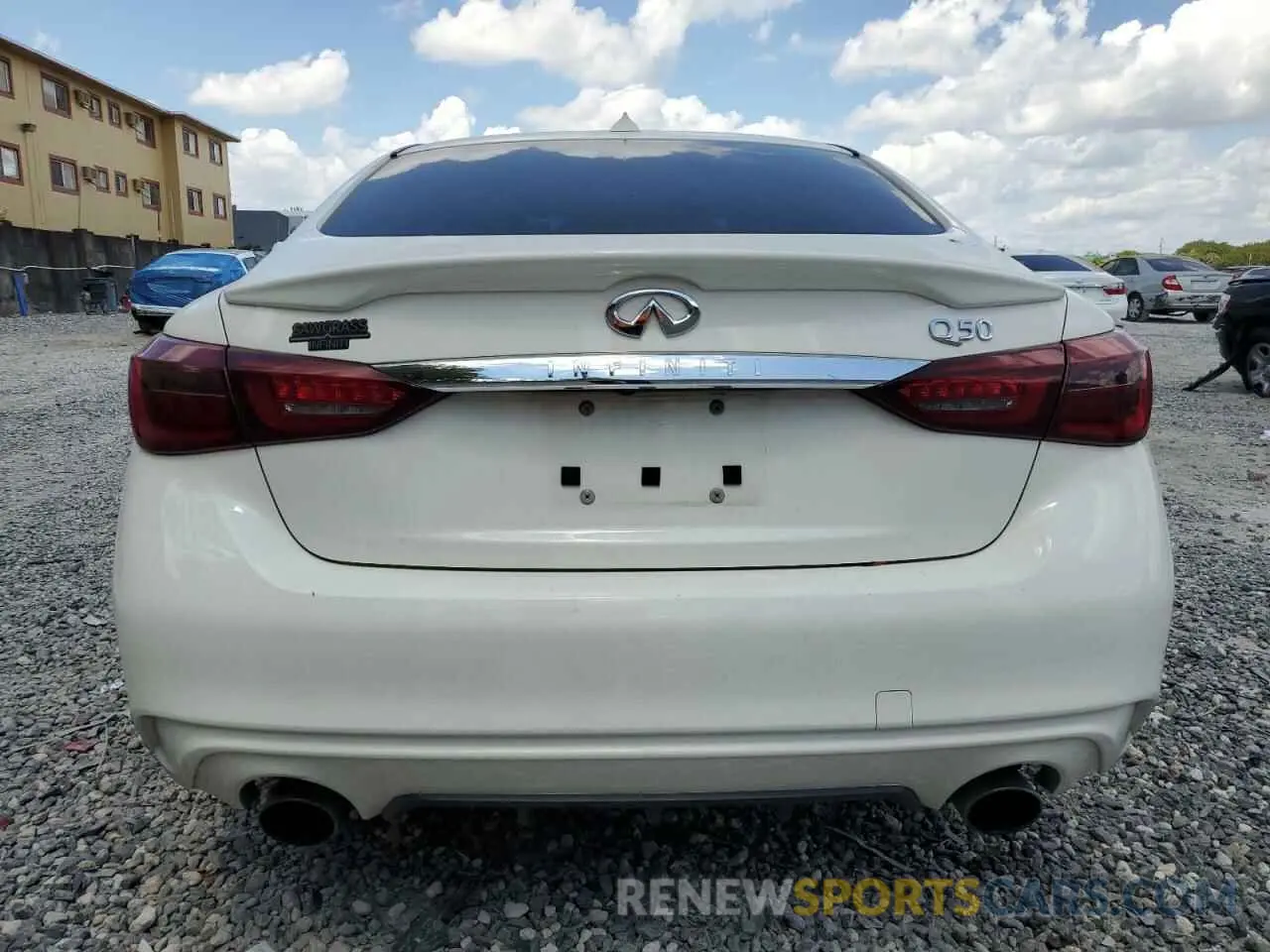 6 Photograph of a damaged car JN1EV7AP3LM206117 INFINITI Q50 2020