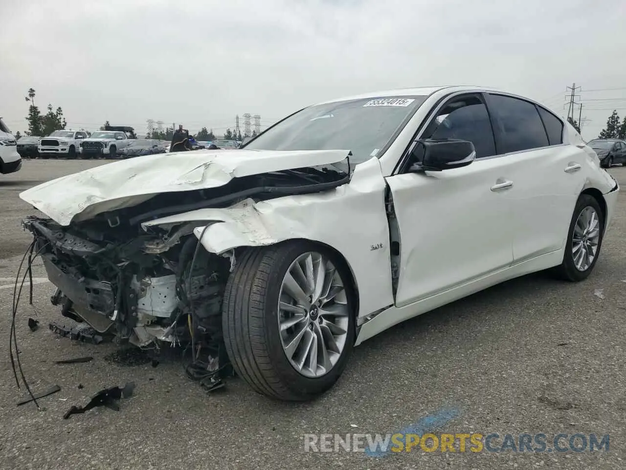 1 Photograph of a damaged car JN1EV7AP3LM207414 INFINITI Q50 2020