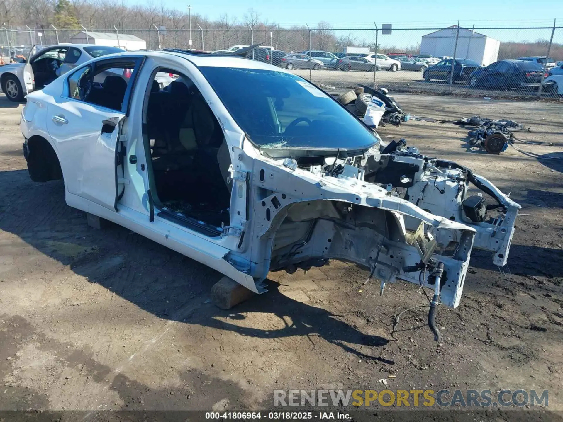 1 Фотография поврежденного автомобиля JN1EV7AP3LM207817 INFINITI Q50 2020
