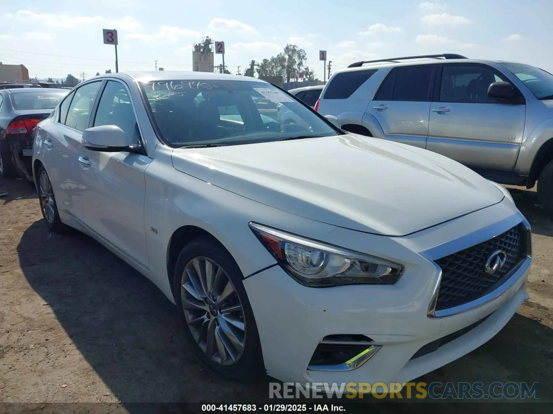 1 Фотография поврежденного автомобиля JN1EV7AP3LM207994 INFINITI Q50 2020