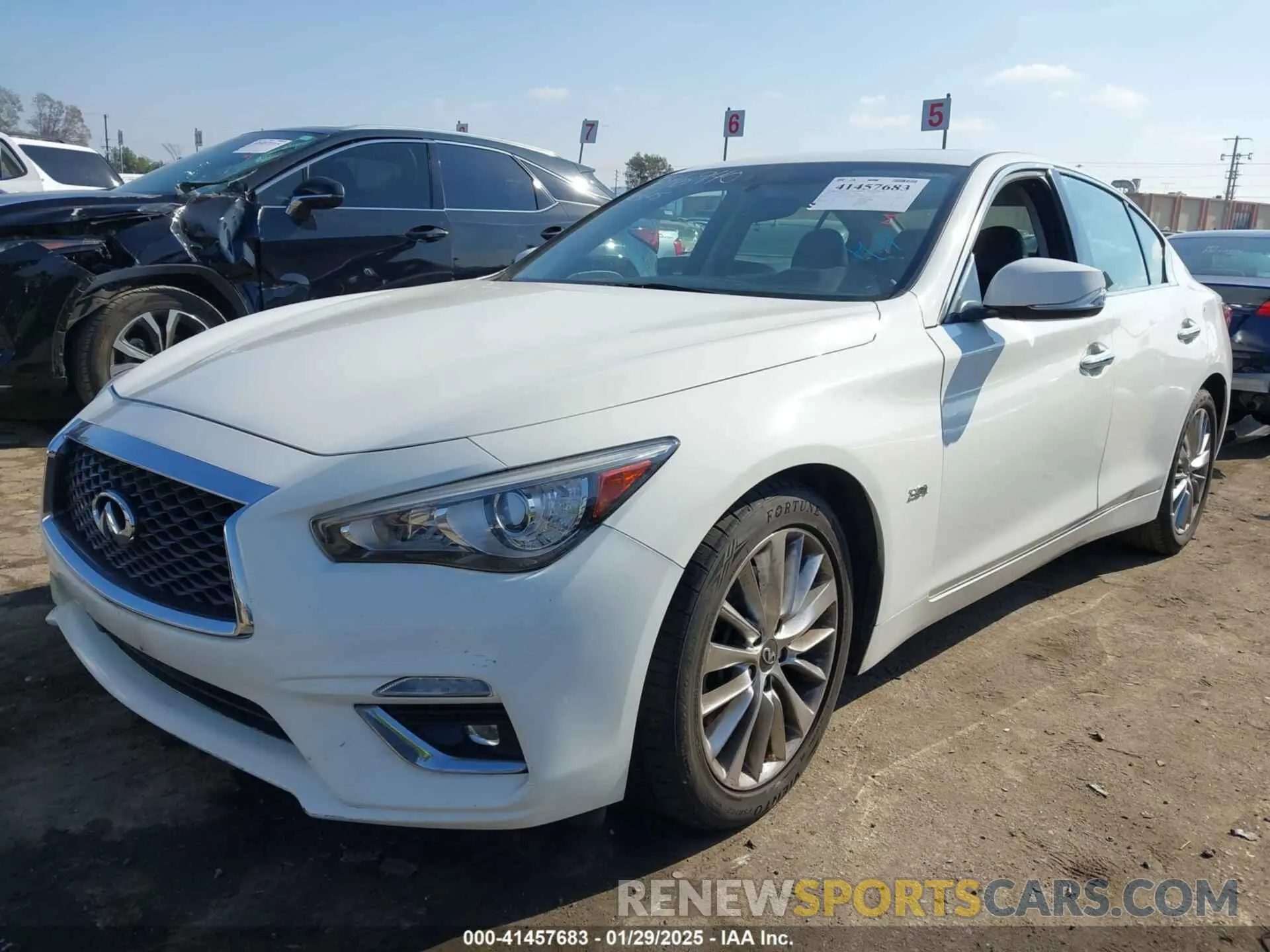 2 Фотография поврежденного автомобиля JN1EV7AP3LM207994 INFINITI Q50 2020
