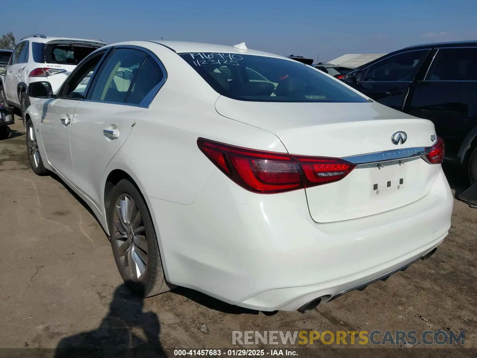 3 Фотография поврежденного автомобиля JN1EV7AP3LM207994 INFINITI Q50 2020