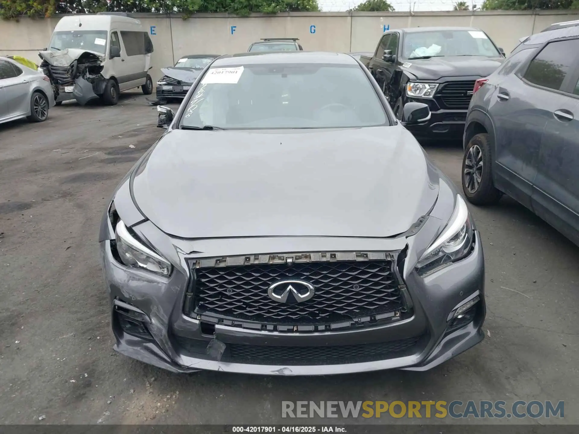 13 Фотография поврежденного автомобиля JN1EV7AP3LM208059 INFINITI Q50 2020