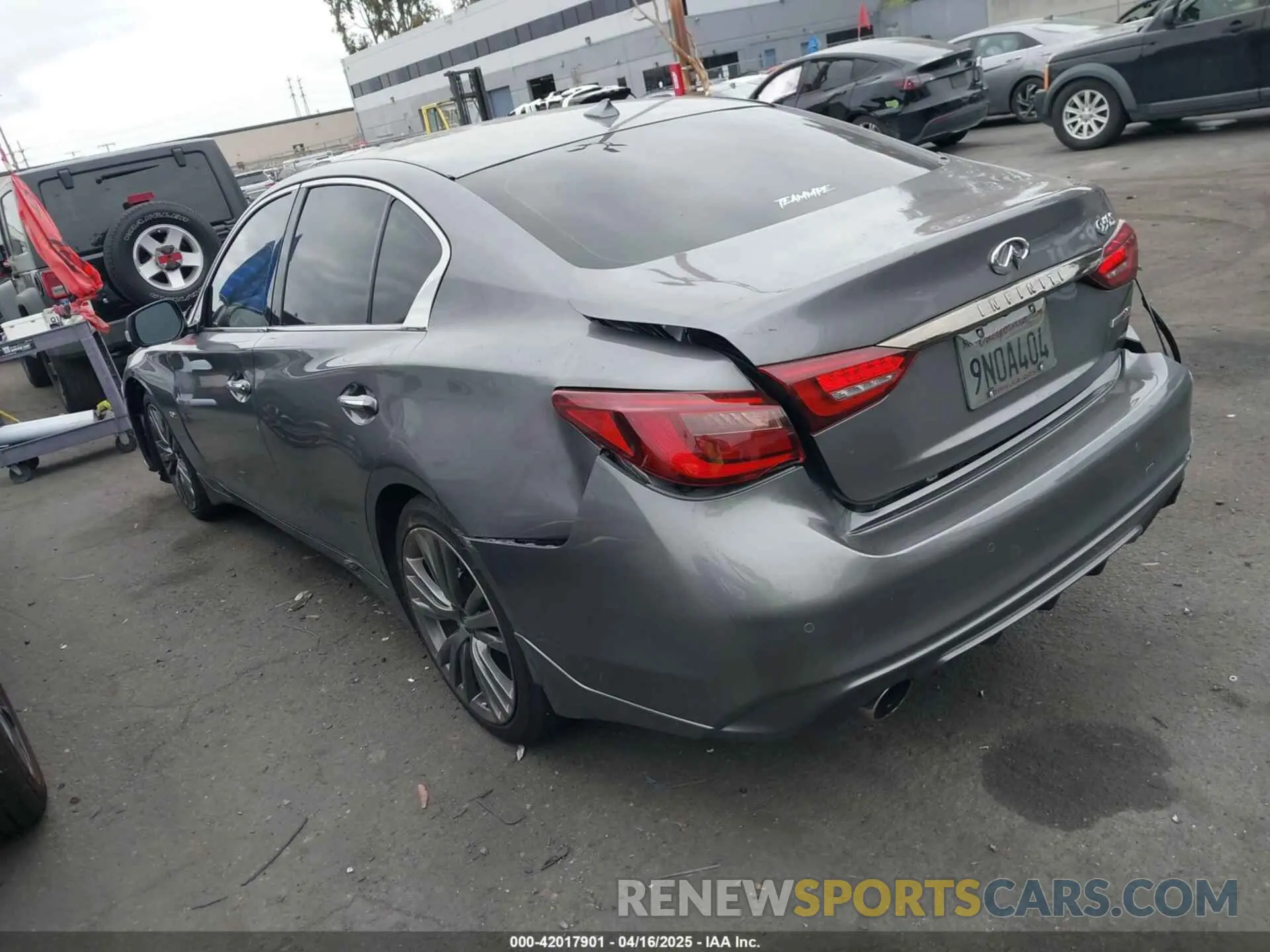 3 Фотография поврежденного автомобиля JN1EV7AP3LM208059 INFINITI Q50 2020