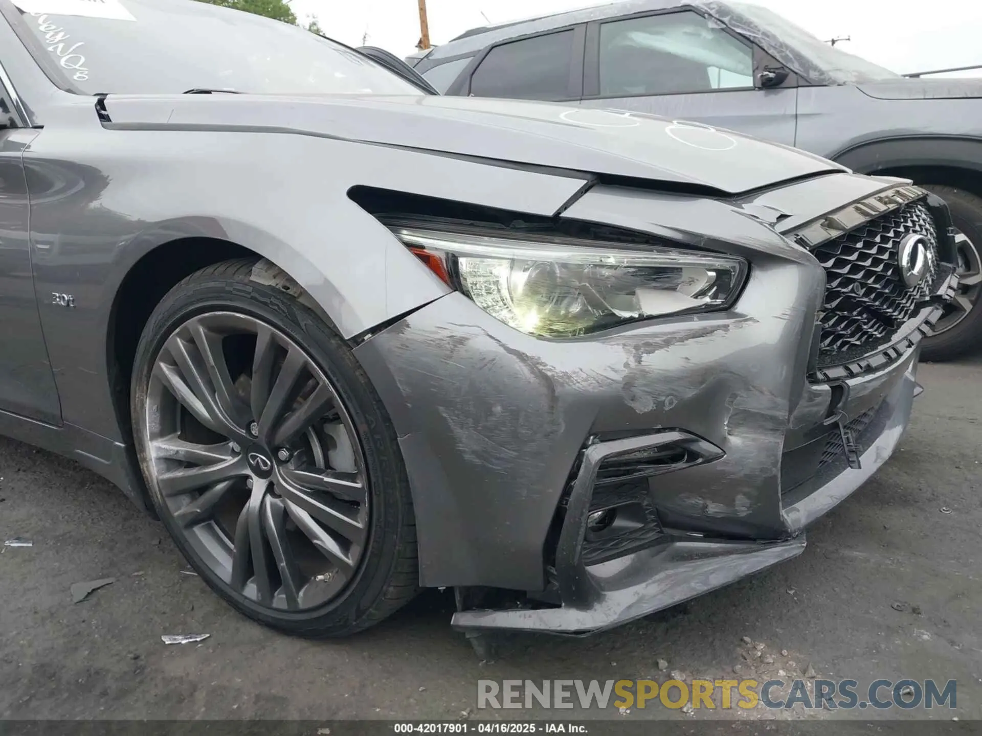 6 Фотография поврежденного автомобиля JN1EV7AP3LM208059 INFINITI Q50 2020