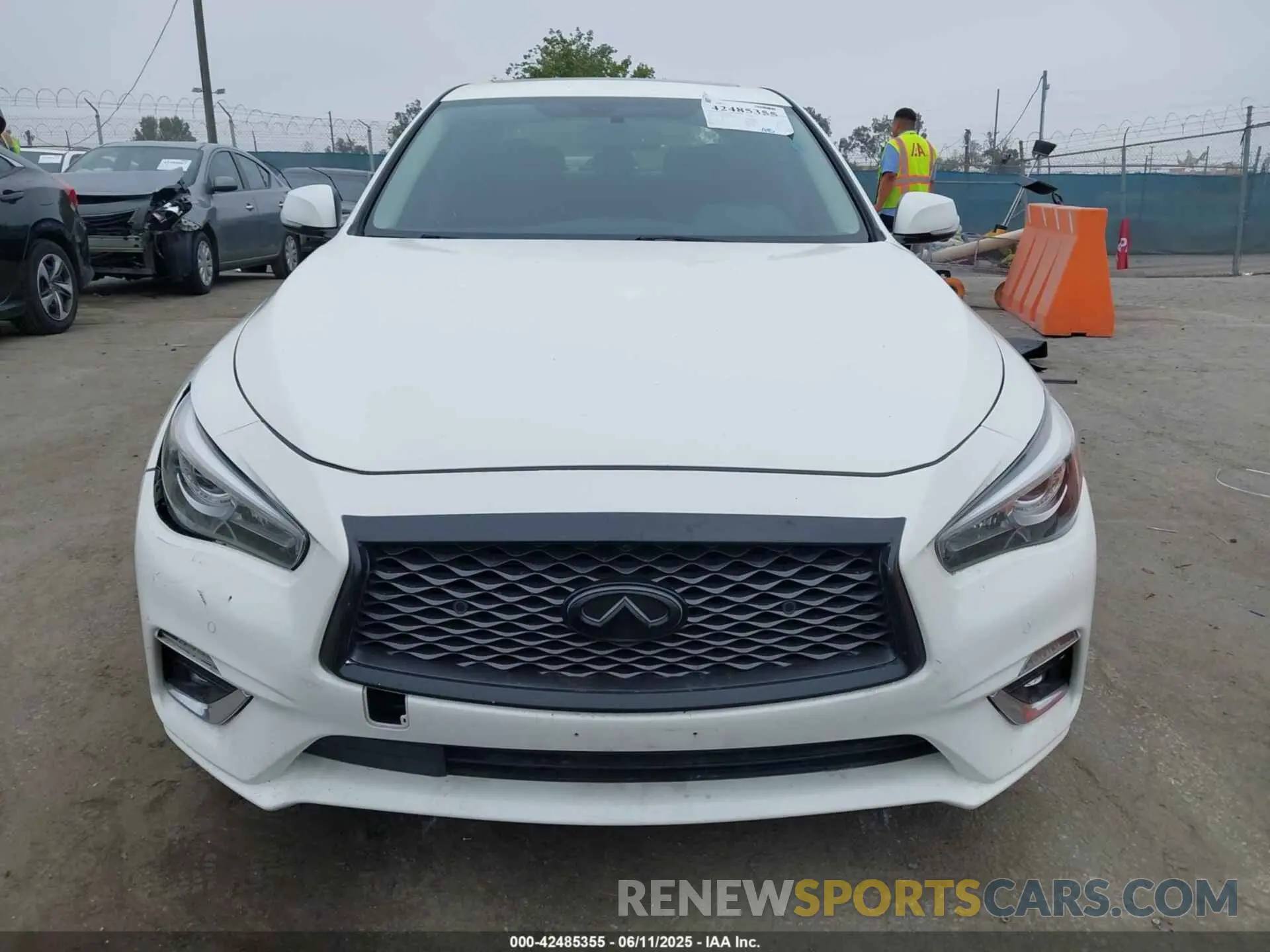 12 Photograph of a damaged car JN1EV7AP4LM202318 INFINITI Q50 2020