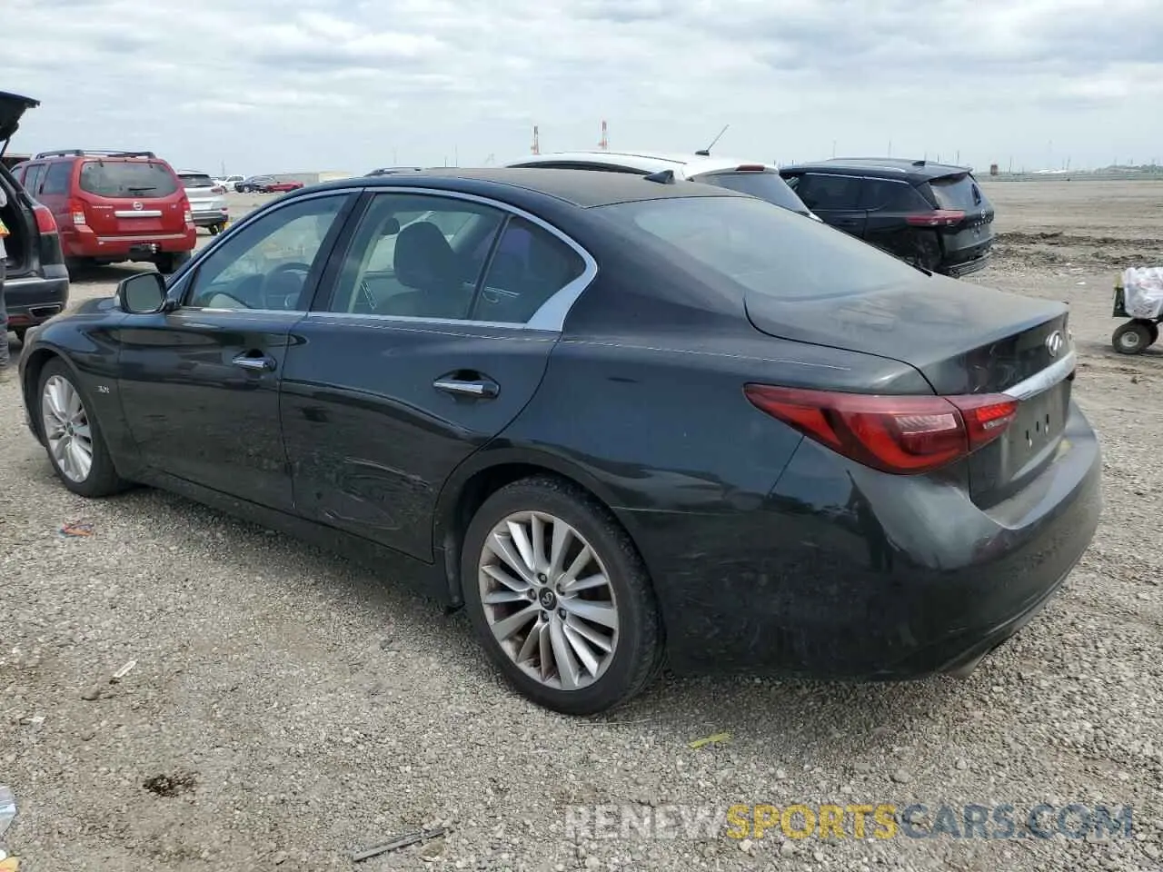 2 Photograph of a damaged car JN1EV7AP5LM200335 INFINITI Q50 2020