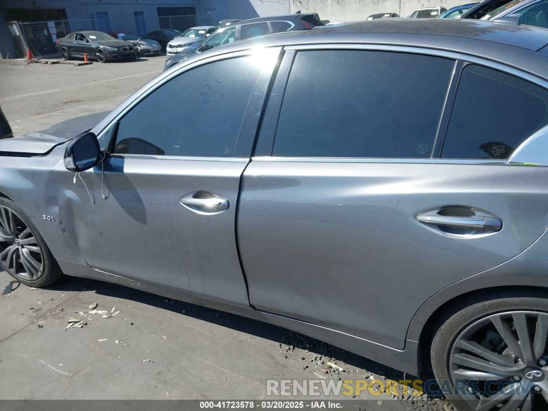 15 Photograph of a damaged car JN1EV7AP5LM203378 INFINITI Q50 2020