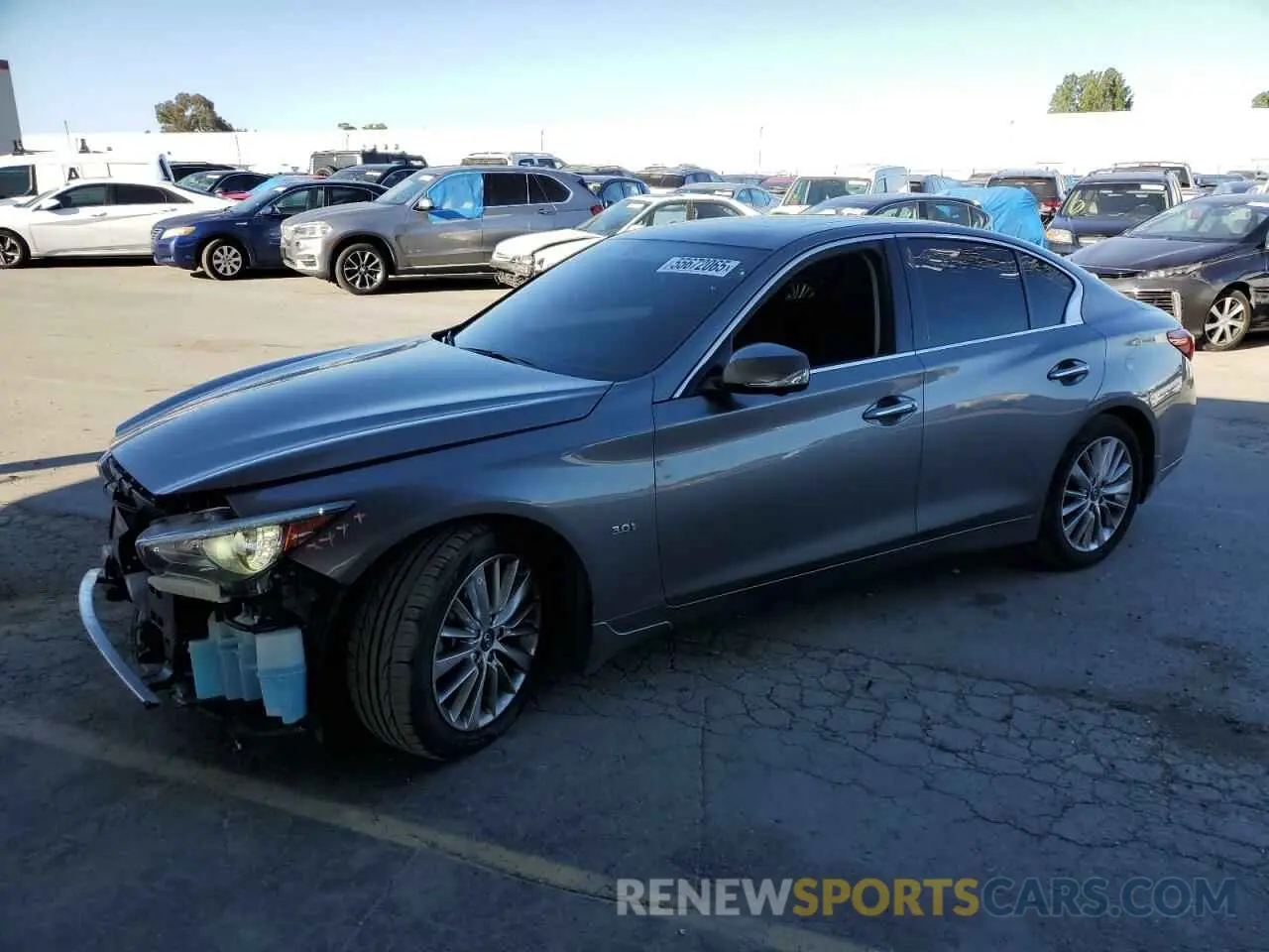 1 Photograph of a damaged car JN1EV7AP5LM208550 INFINITI Q50 2020