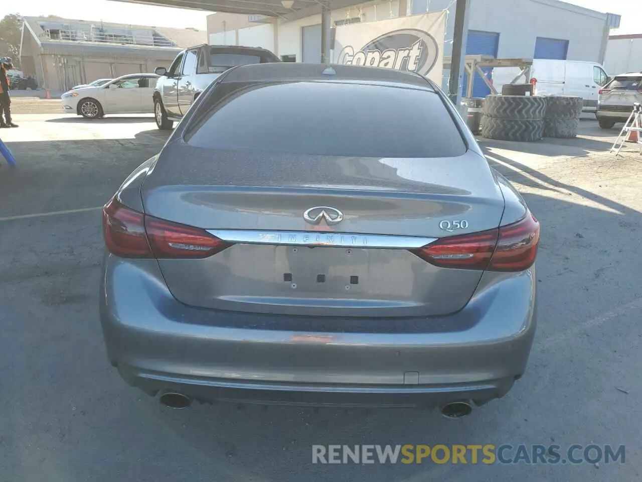 6 Photograph of a damaged car JN1EV7AP5LM208550 INFINITI Q50 2020