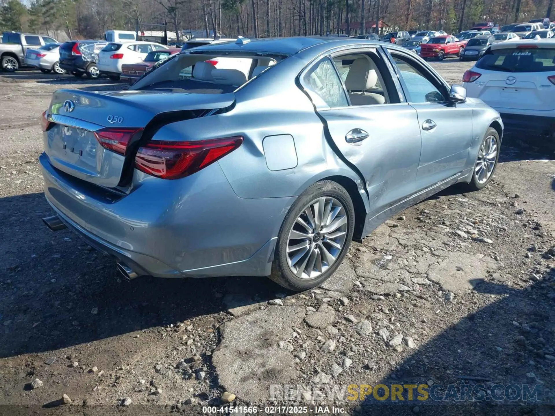 4 Photograph of a damaged car JN1EV7AP6LM201347 INFINITI Q50 2020