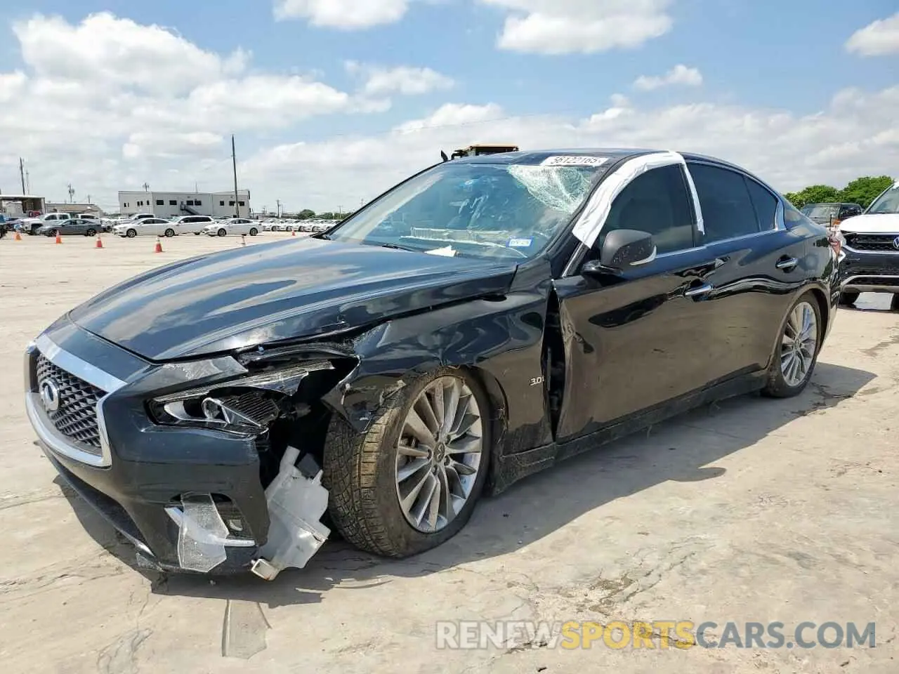 1 Photograph of a damaged car JN1EV7AP6LM203678 INFINITI Q50 2020