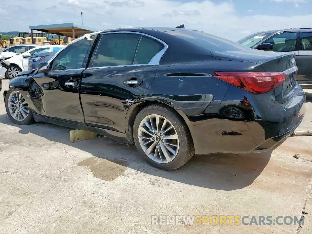 2 Photograph of a damaged car JN1EV7AP6LM203678 INFINITI Q50 2020