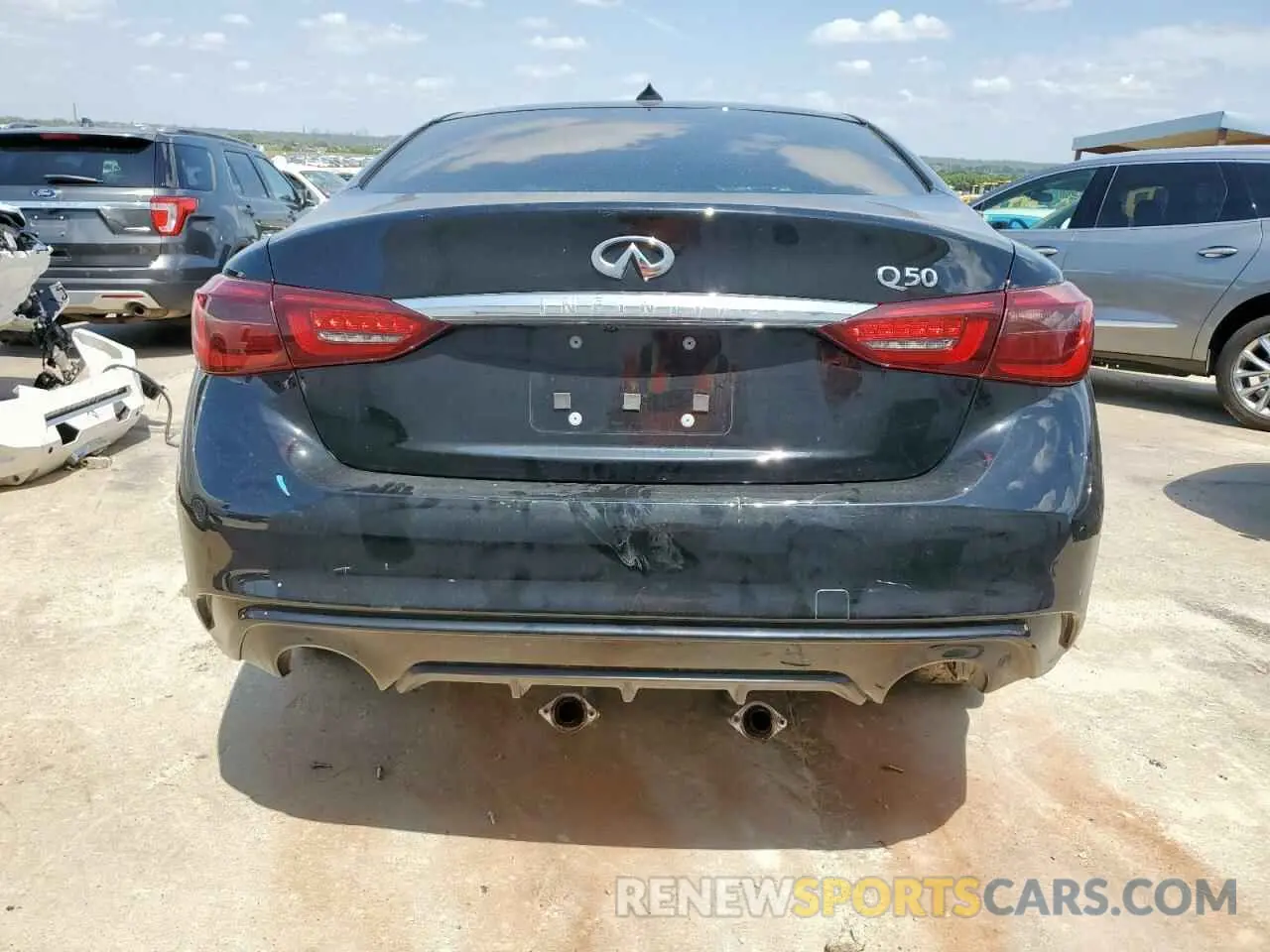 6 Photograph of a damaged car JN1EV7AP6LM203678 INFINITI Q50 2020
