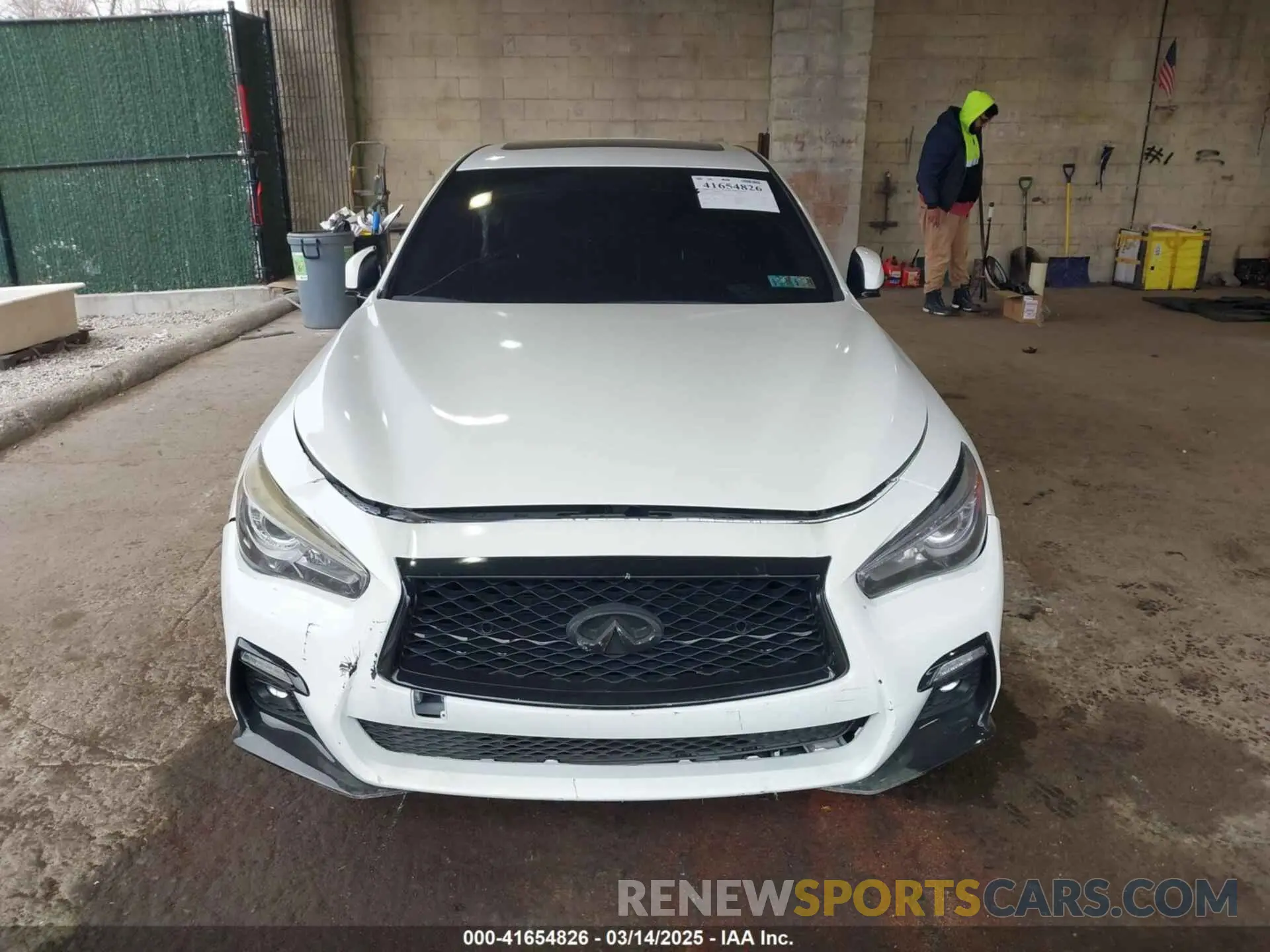 11 Фотография поврежденного автомобиля JN1EV7AP6LM204474 INFINITI Q50 2020