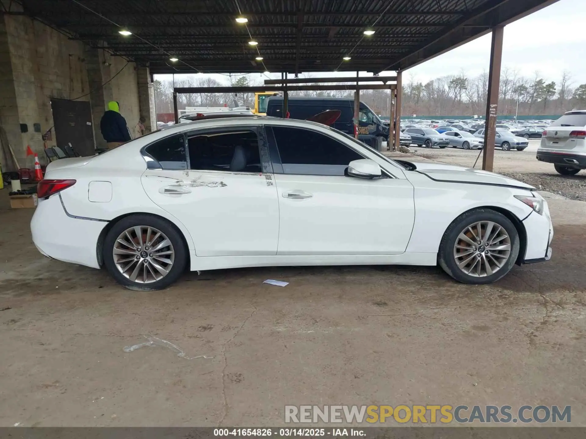 12 Фотография поврежденного автомобиля JN1EV7AP6LM204474 INFINITI Q50 2020