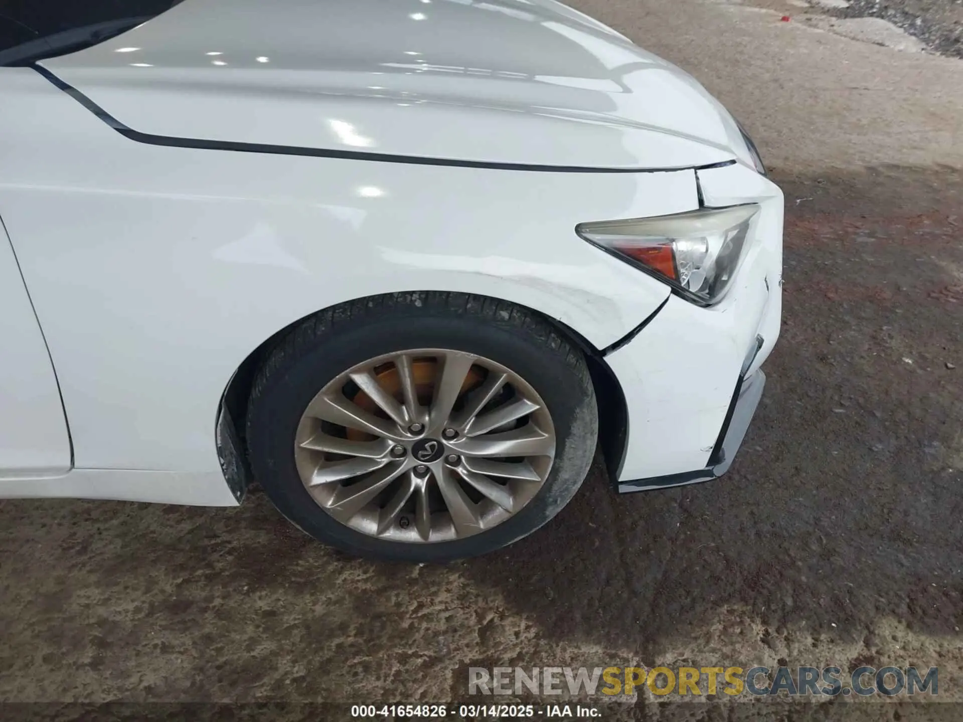 17 Фотография поврежденного автомобиля JN1EV7AP6LM204474 INFINITI Q50 2020