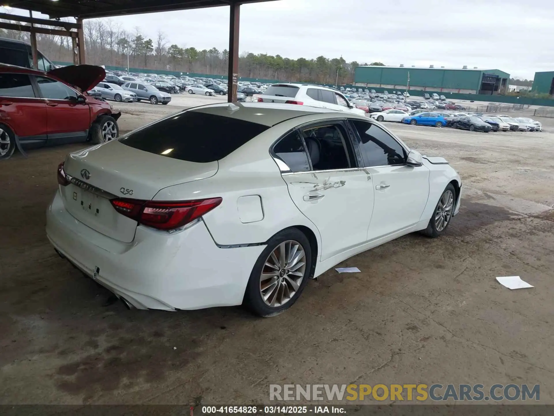 4 Фотография поврежденного автомобиля JN1EV7AP6LM204474 INFINITI Q50 2020