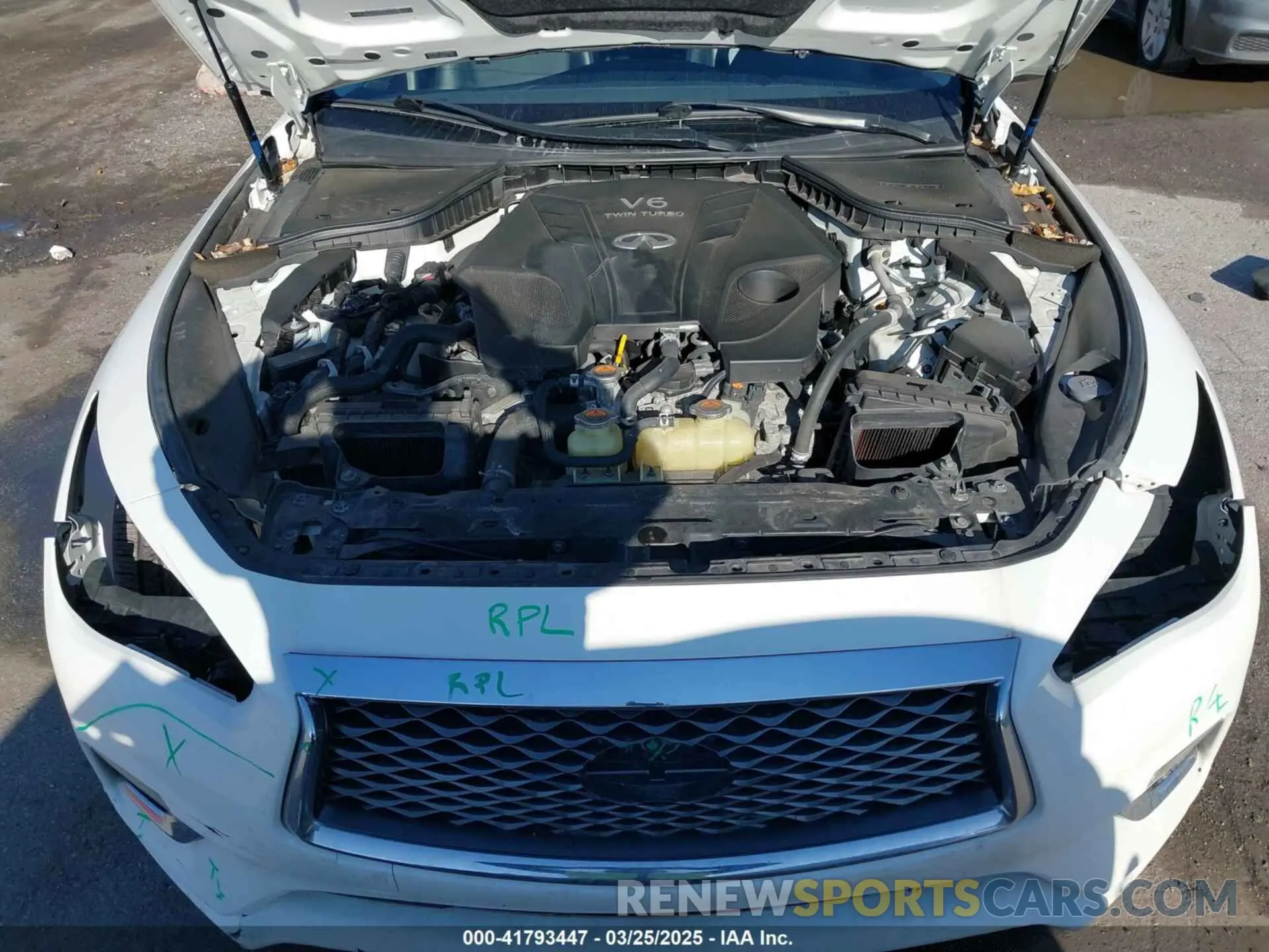 10 Photograph of a damaged car JN1EV7AP6LM207147 INFINITI Q50 2020