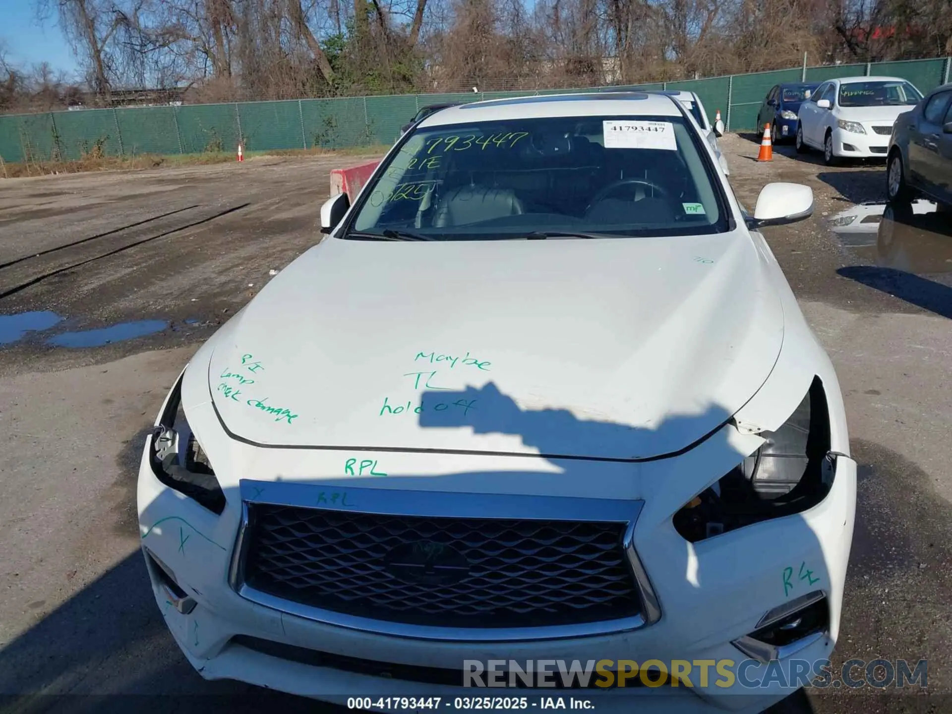 13 Photograph of a damaged car JN1EV7AP6LM207147 INFINITI Q50 2020