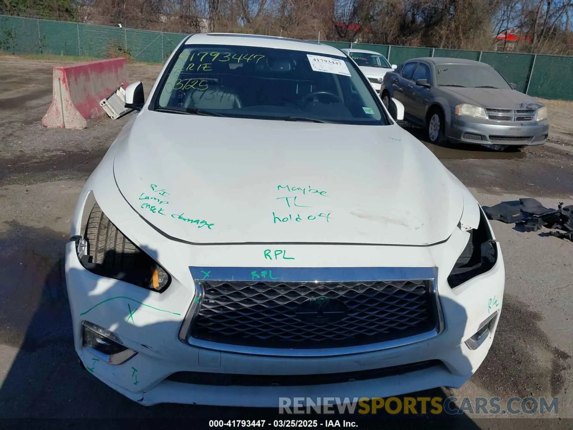 6 Photograph of a damaged car JN1EV7AP6LM207147 INFINITI Q50 2020