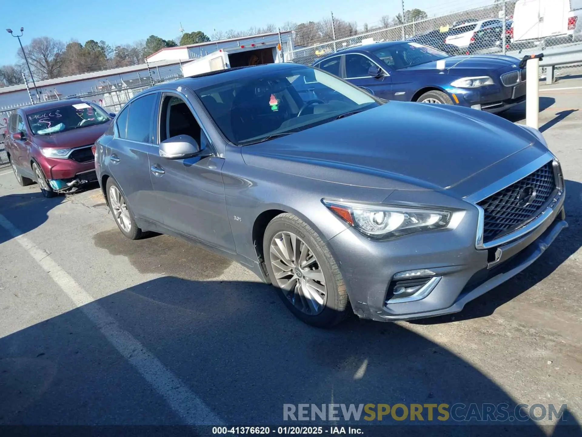 1 Photograph of a damaged car JN1EV7AP6LM207780 INFINITI Q50 2020