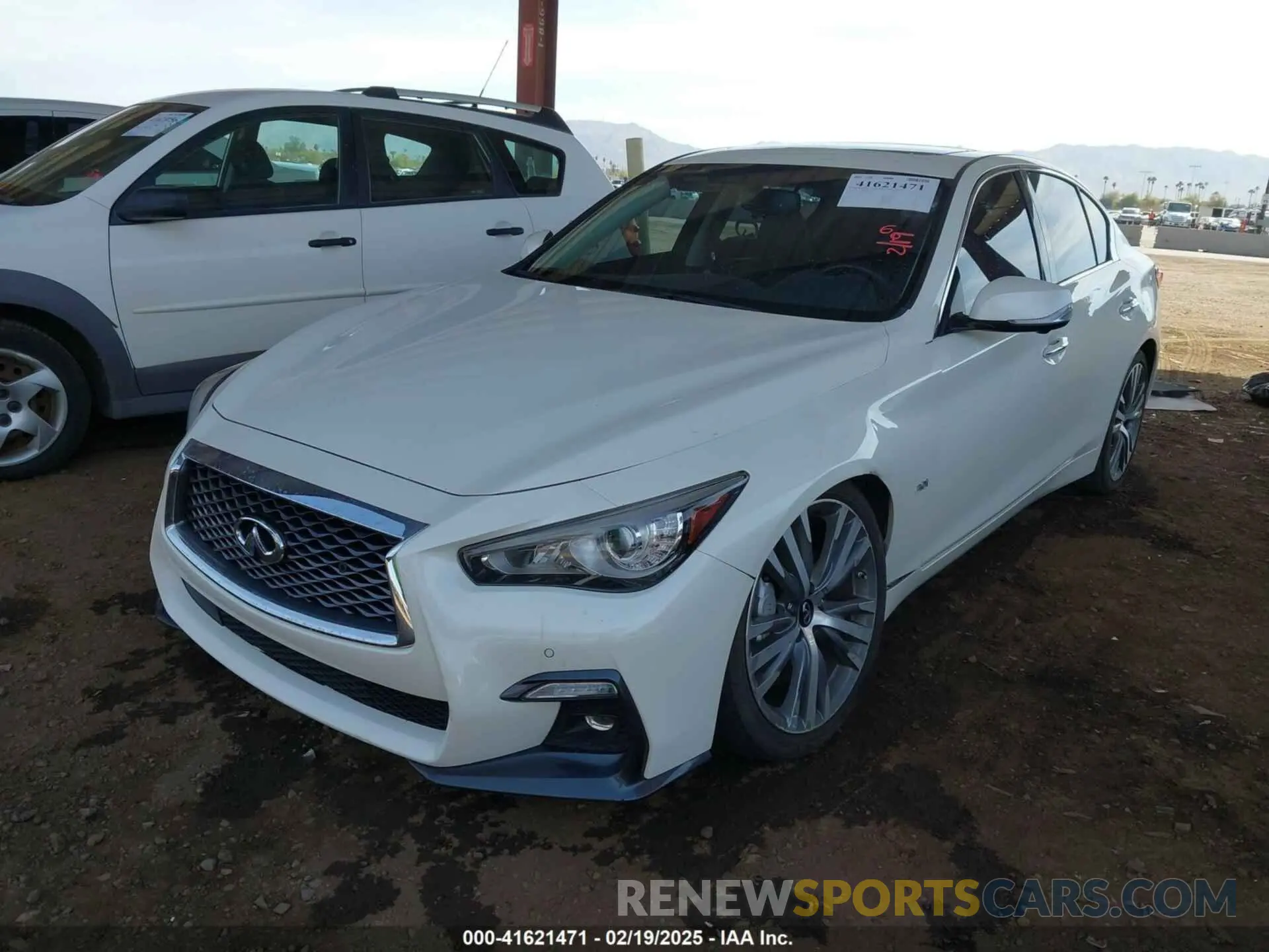 2 Фотография поврежденного автомобиля JN1EV7AP7LM200997 INFINITI Q50 2020
