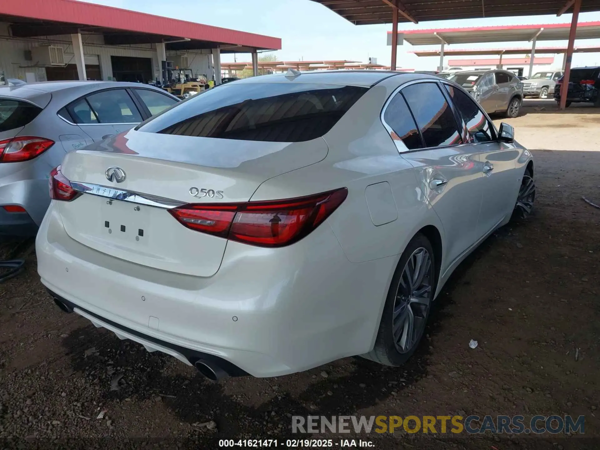 4 Фотография поврежденного автомобиля JN1EV7AP7LM200997 INFINITI Q50 2020